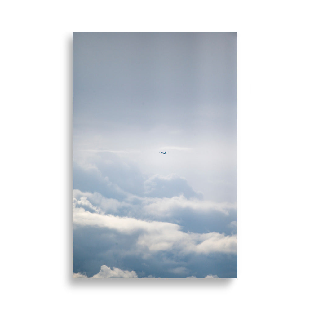 Posters nuages avec avions dans le ciel, 61x91cm