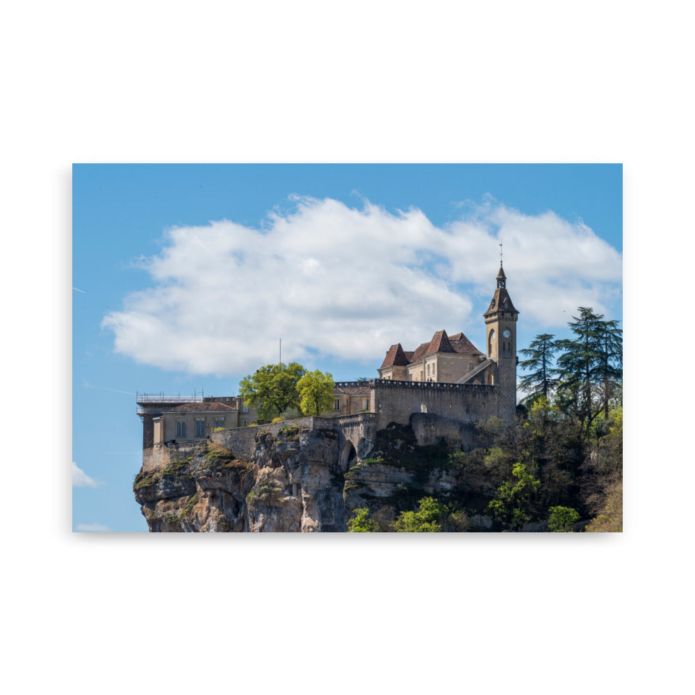 Poster d'une vue imprenable sur les hauteurs de Rocamadour