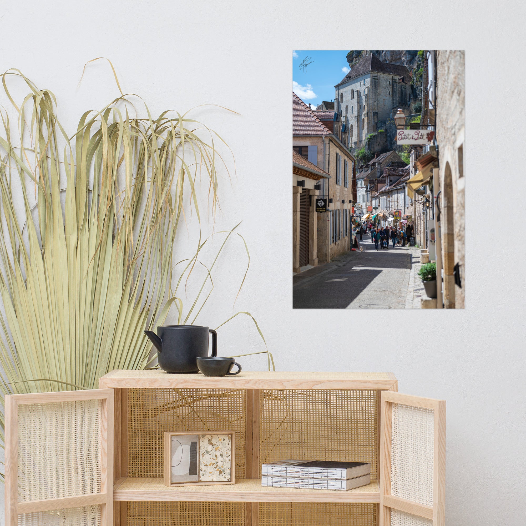 Photographie de la Rue Roland le Preux à Rocamadour, rue historique et commerçante.