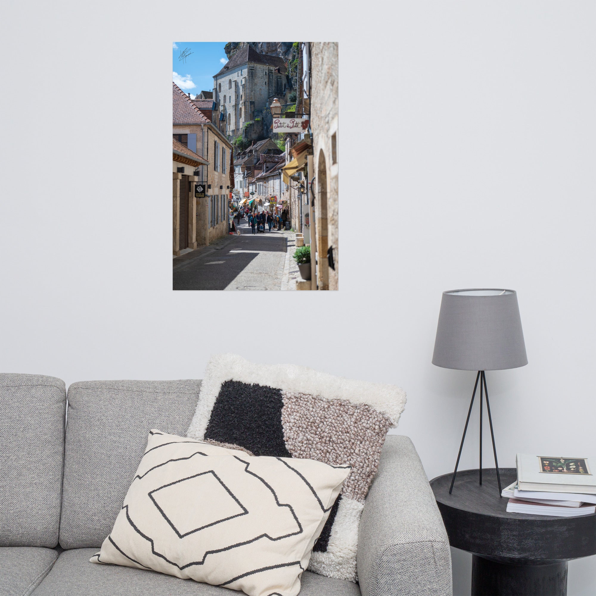 Photographie de la Rue Roland le Preux à Rocamadour, rue historique et commerçante.