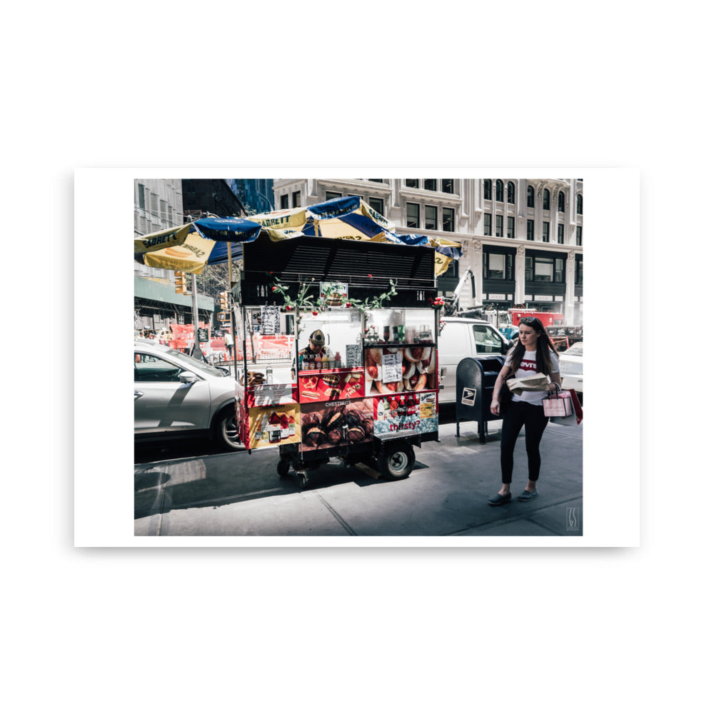Affiche photo de rue à New York
