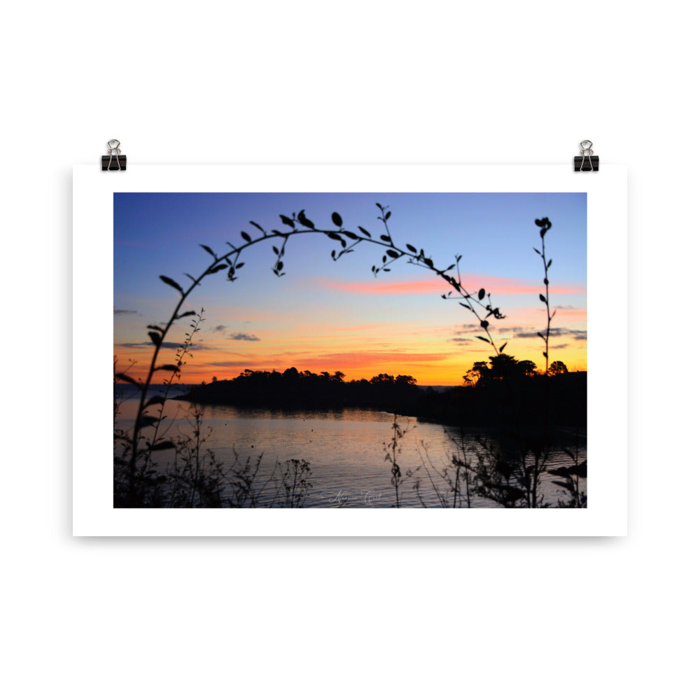 Poster coucher de soleil