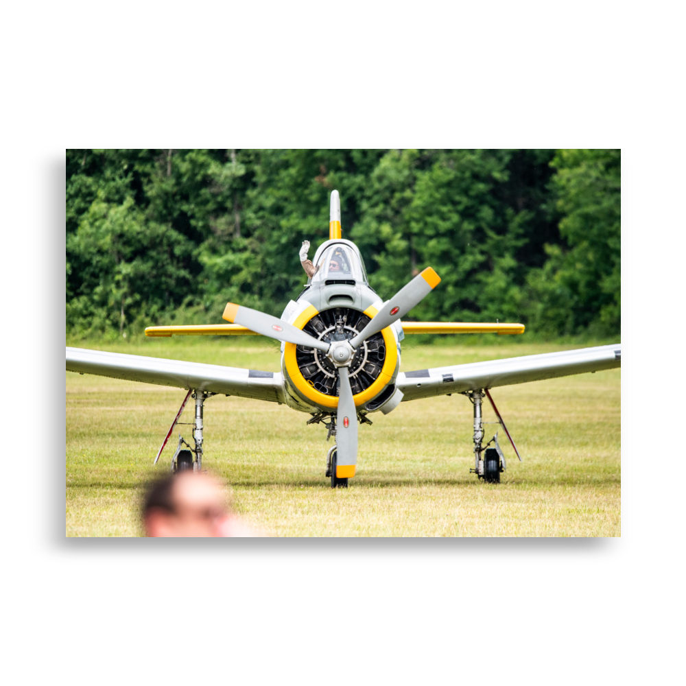 Poster - P-51 Mustang N02 – Photographie d'avion de chasse – Poster photographie, photographie murale et des posters muraux unique au monde. La boutique de posters créée par Yann Peccard un Photographe français.