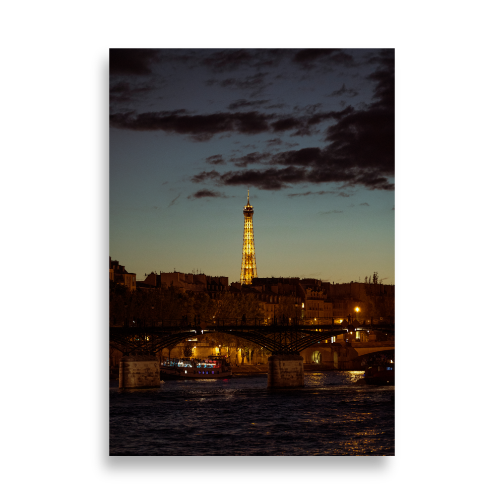 Poster - Pont des arts quai de Conti – Photographie de Paris – Poster photographie, photographie murale et des posters muraux unique au monde. La boutique de posters créée par Yann Peccard un Photographe français.