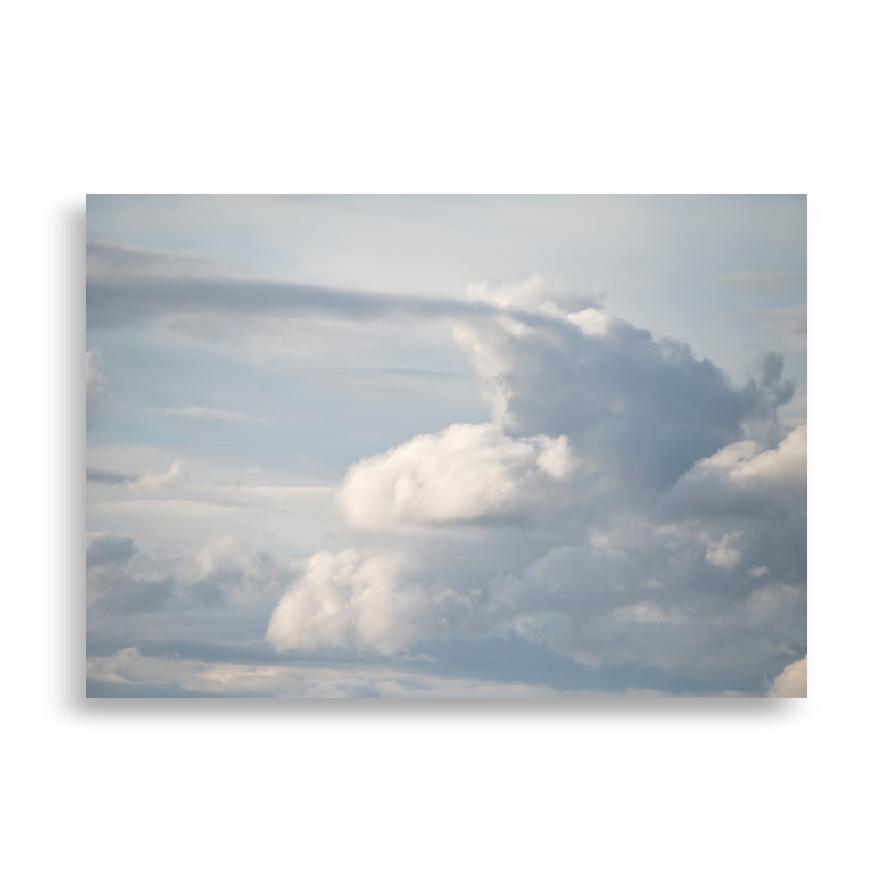 Poster - Nuages N12 – Photographie des nuages – De la photographie et des posters muraux unique au monde pour un intérieur d'artiste. La boutique de posters créée par Yann Peccard un Photographe français.