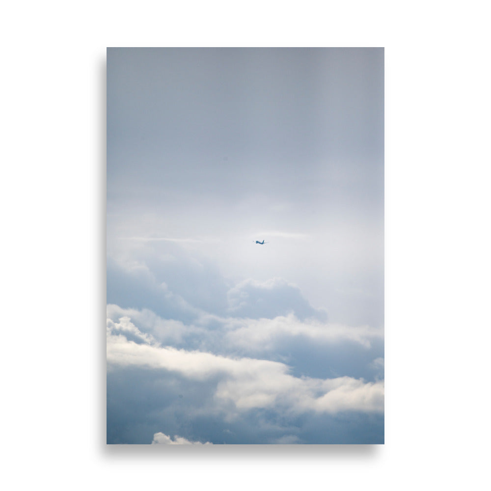 Posters nuages avec avions dans le ciel, 70x100cm