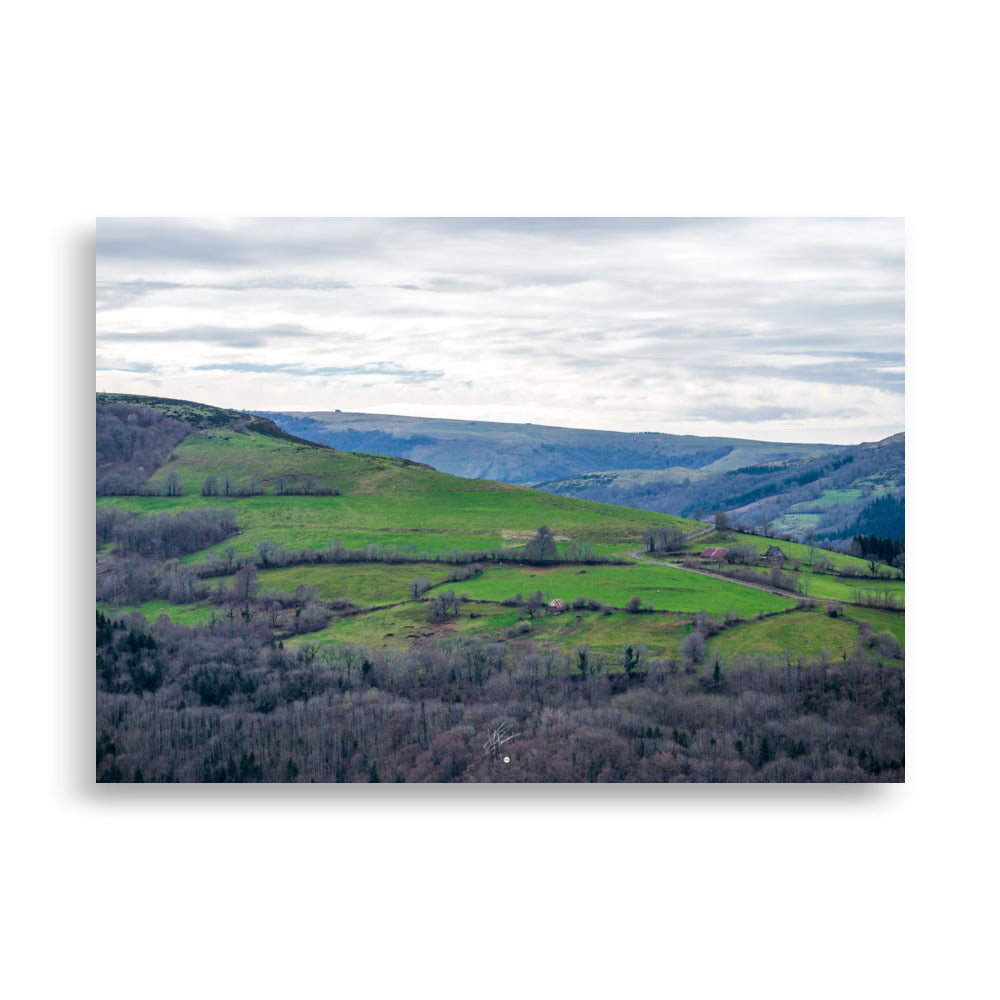 Paysages du Cantal N13 - Poster