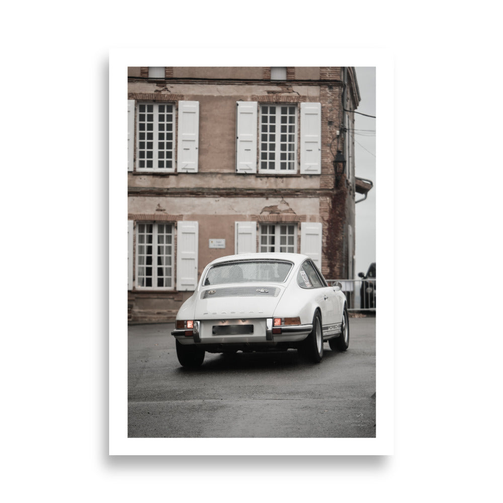Affiche Porsche Vintage