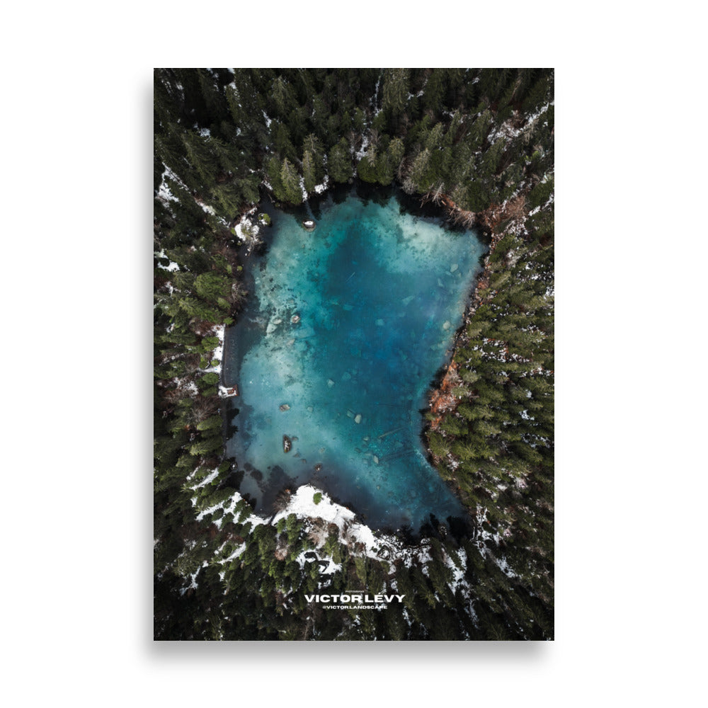 Poster Lac Bleu