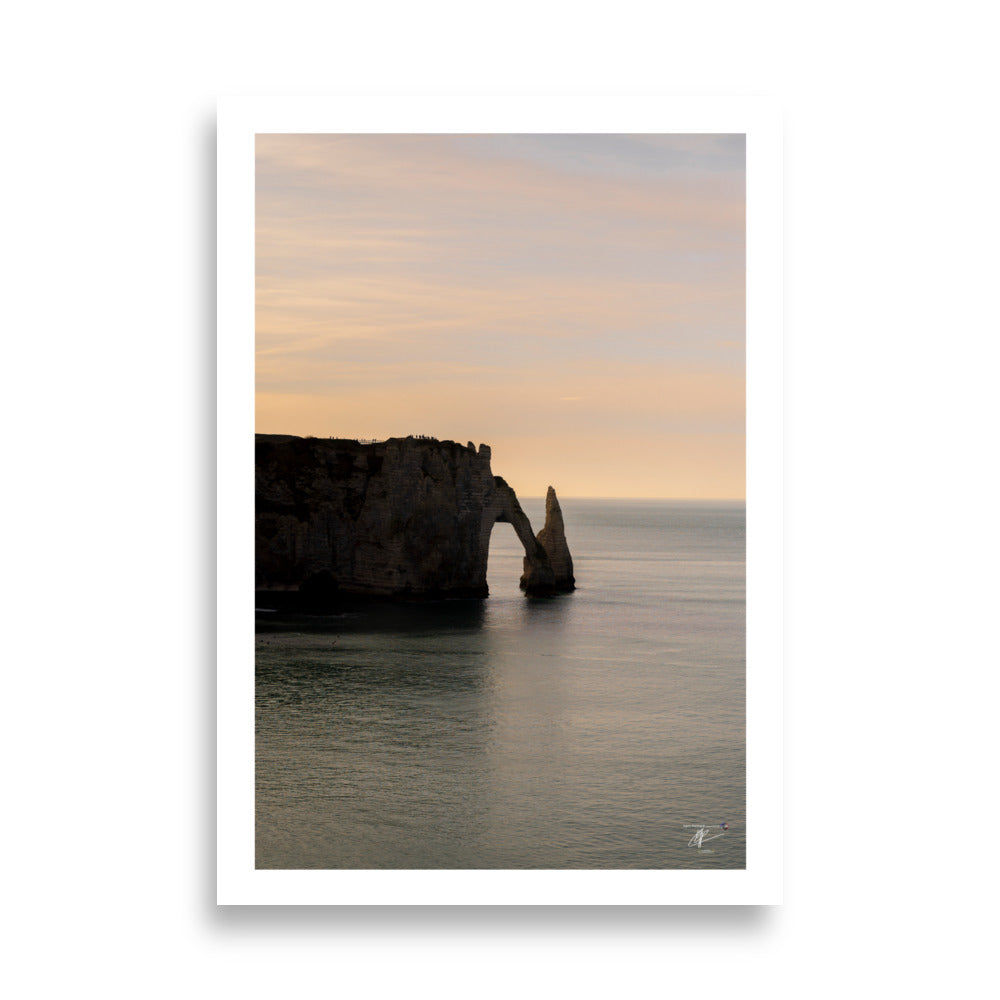 Etretat coucher de soleil