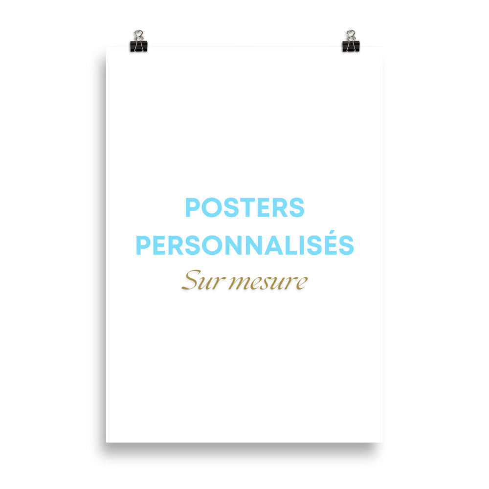 Poster personnalisé