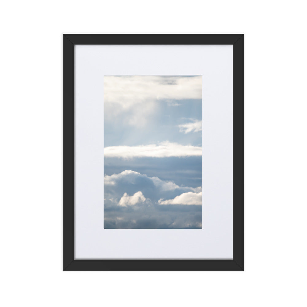 Poster 30x40 Nuages - Une photographie captivante des nuages, apportant une atmosphère sereine à votre intérieur