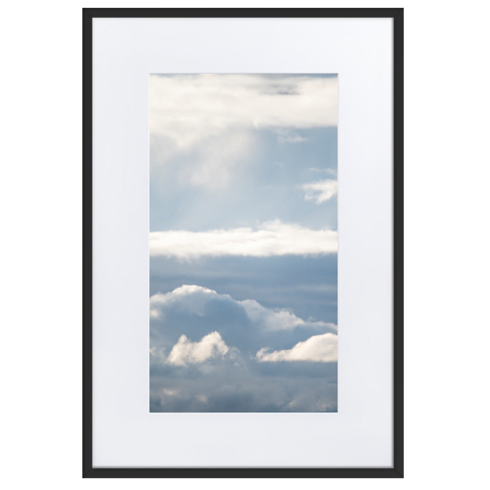 Poster 61x91 Nuages - Une photographie captivante des nuages, apportant une atmosphère sereine à votre intérieur