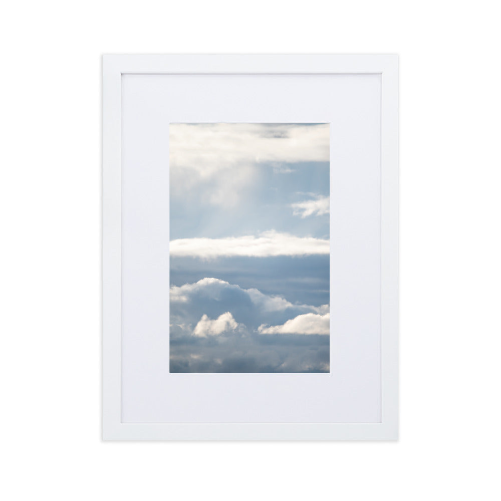Poster 30x40 Nuages - Une photographie captivante des nuages, apportant une atmosphère sereine à votre intérieur