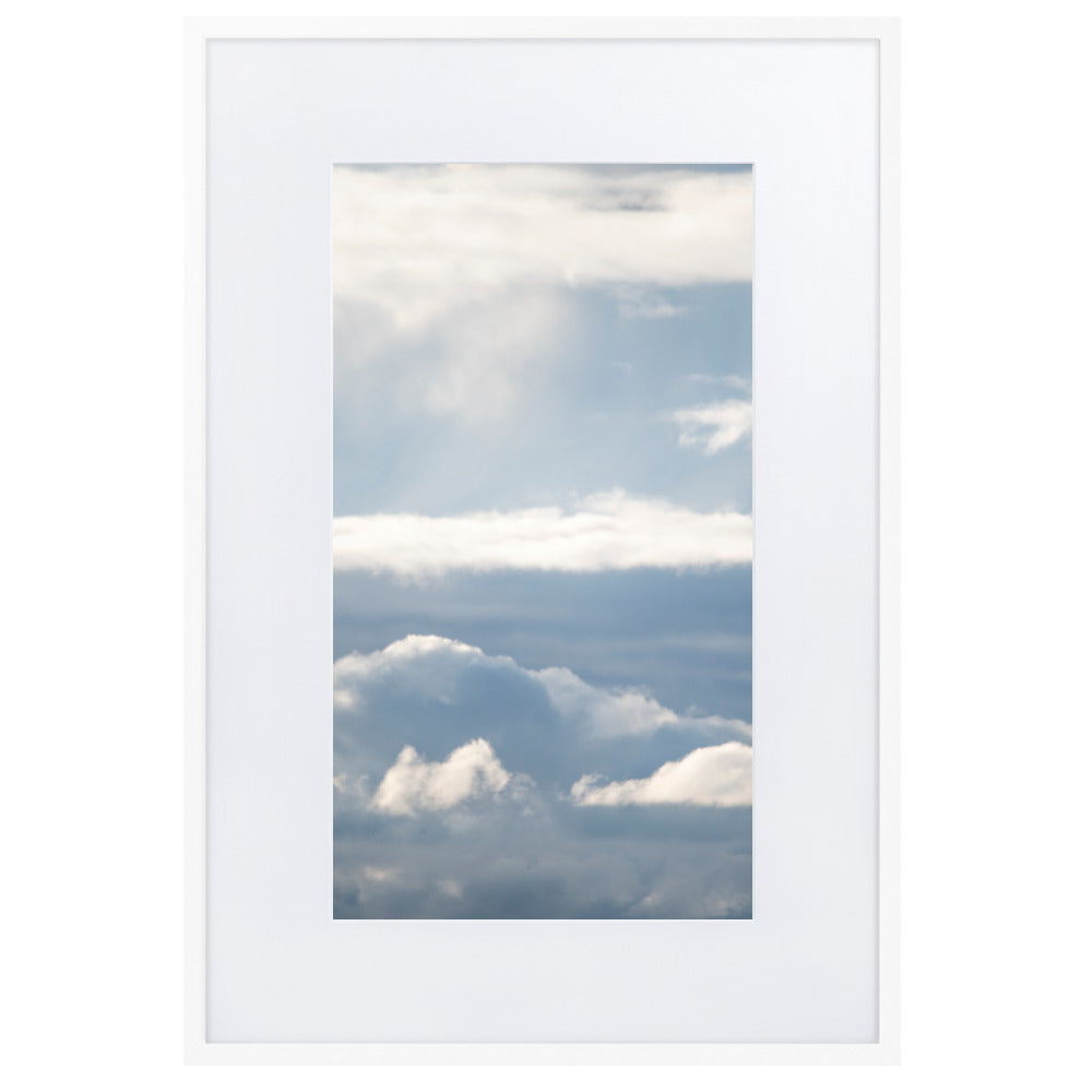 Poster 61x91 Nuages - Une photographie captivante des nuages, apportant une atmosphère sereine à votre intérieur