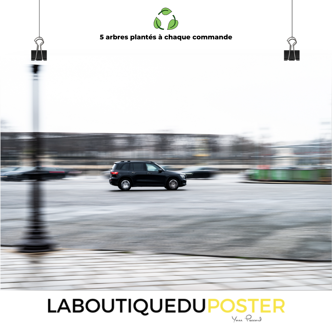 Poster mural - Mercedes GLB – Photographie de voiture – Poster photo, poster XXL, photographie murale et des posters muraux unique au monde. La boutique de posters créée par Yann Peccard un Photographe français.