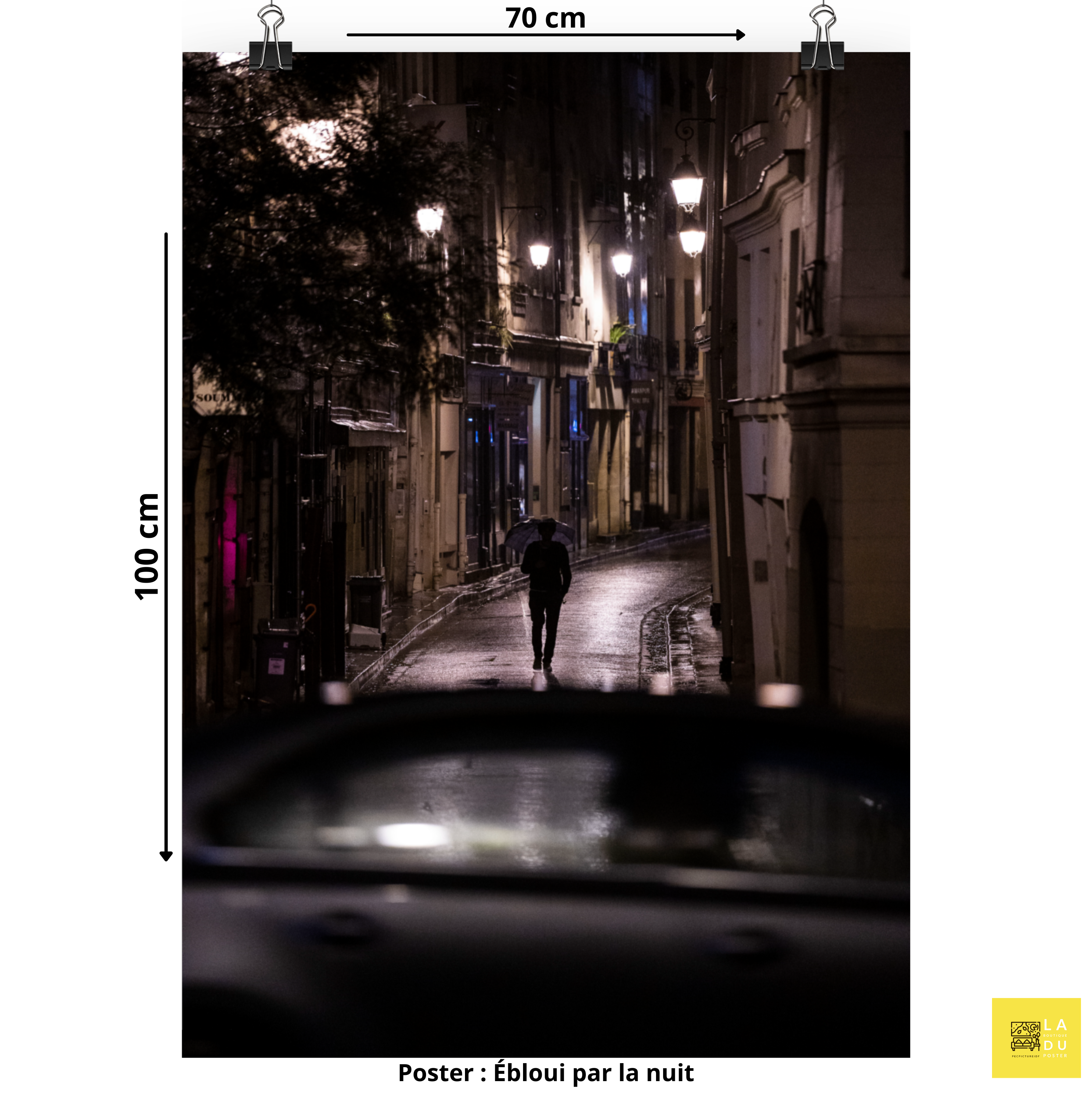 Ébloui par la nuit - Poster - La boutique du poster Français