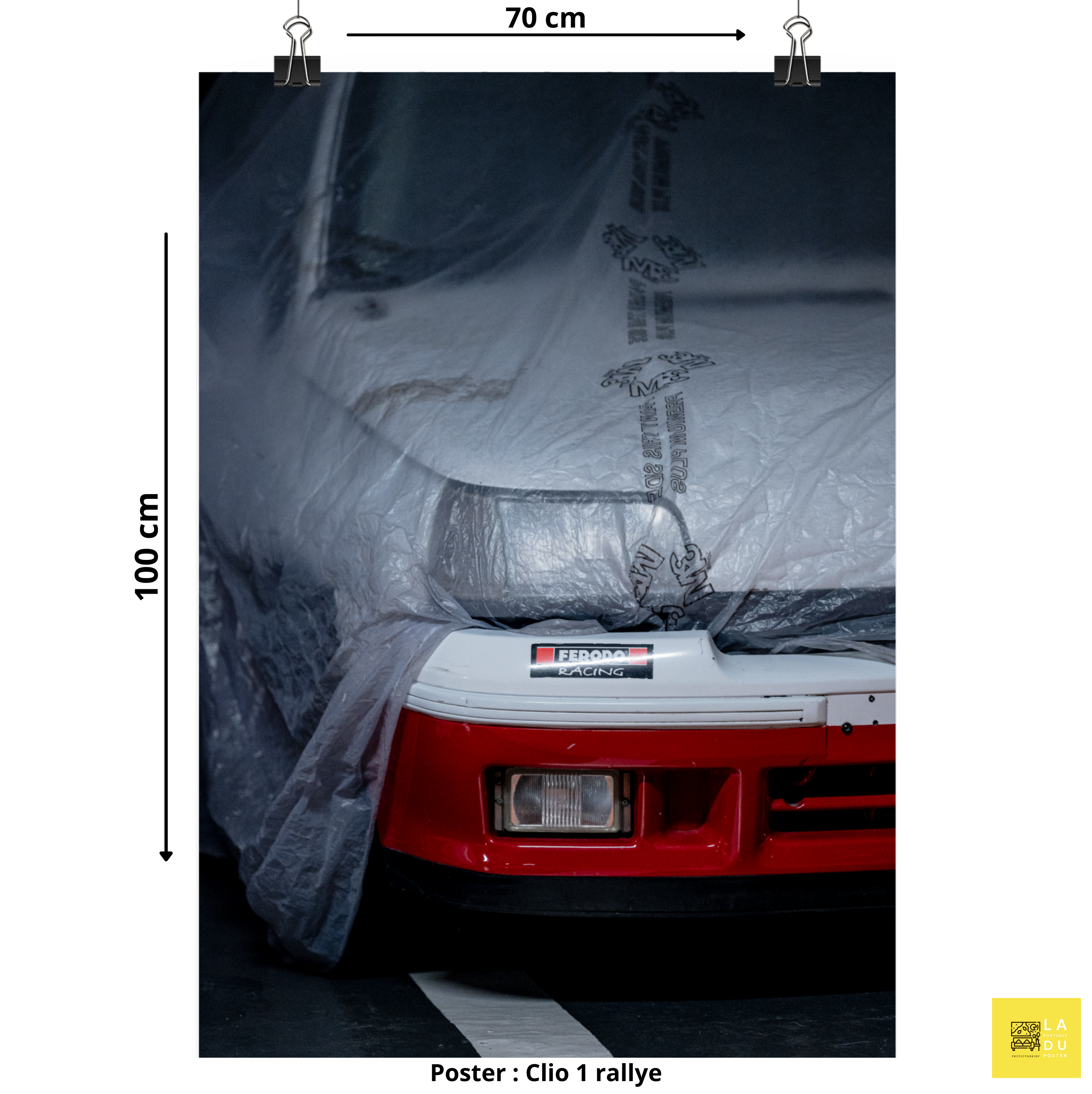 Clio 1 rallye - Poster - La boutique du poster Français