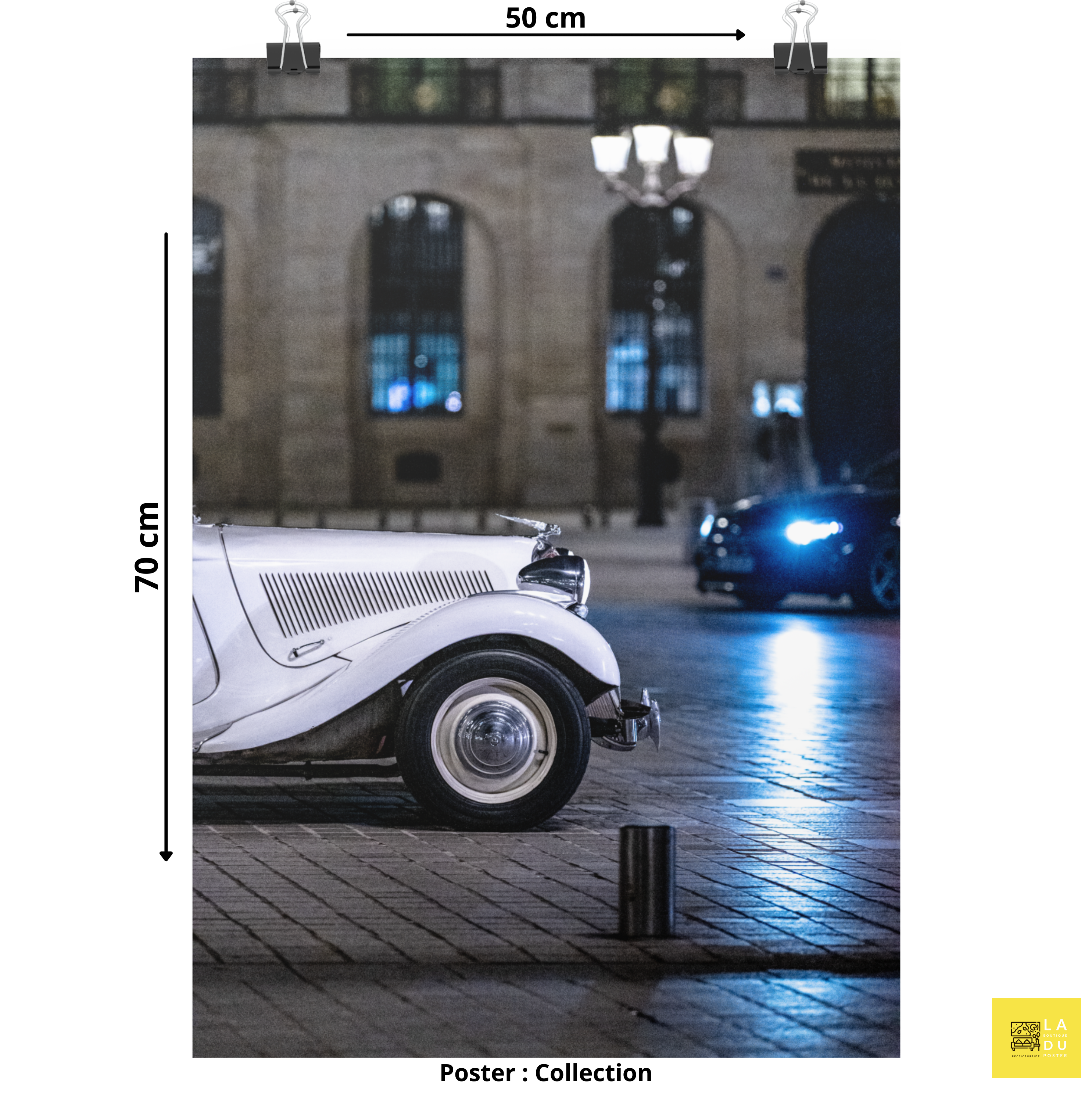 Voiture de collection - Poster - La boutique du poster Français