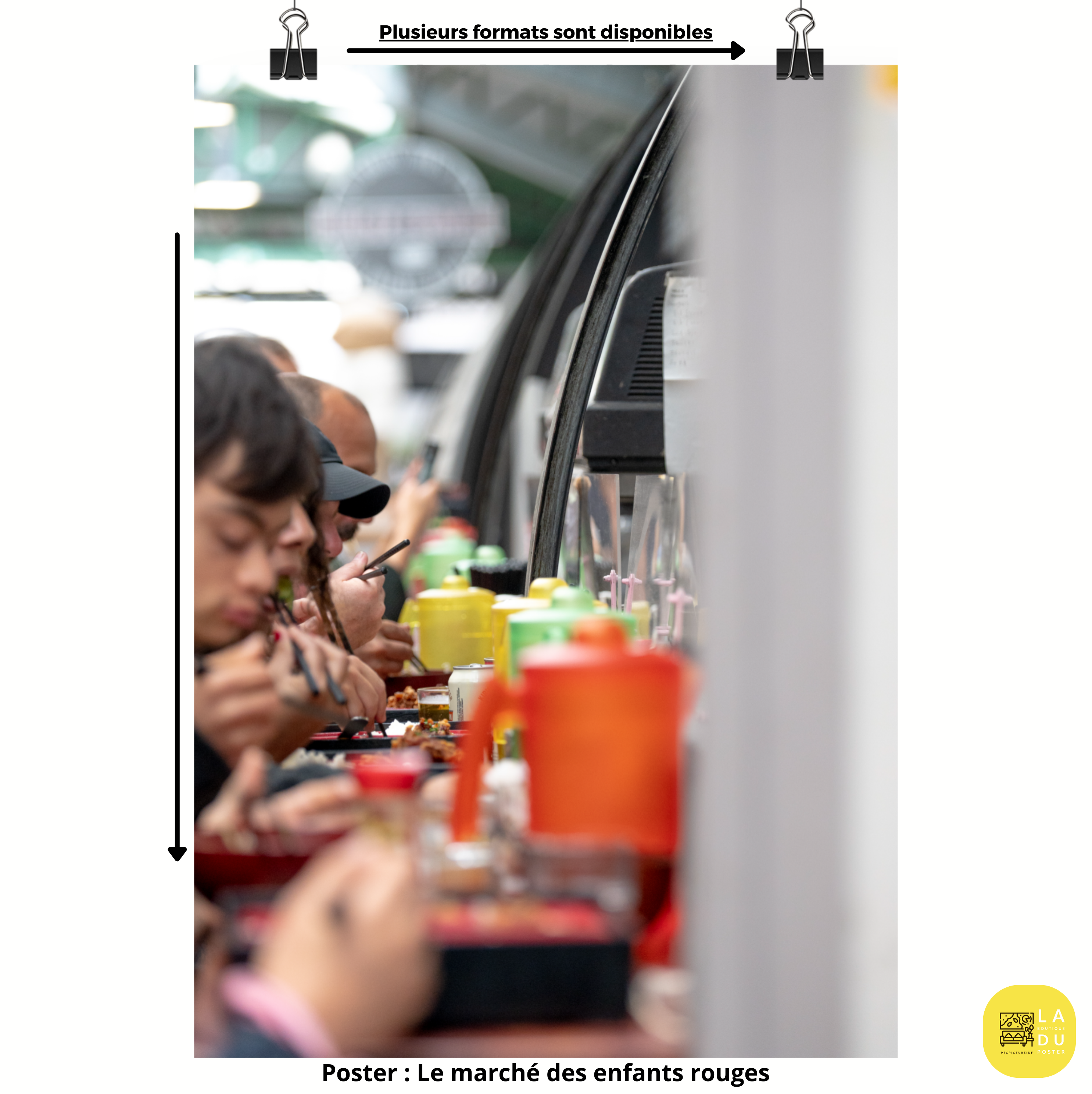 Poster - Le marché des enfants rouges – Photographie de rue – Décoration murale pas cher à partir de 24,99€ , Poster photo, poster XXL, Photo d’art, photographie murale, Posters muraux unique au monde. La boutique de posters créée par un Photographe français.