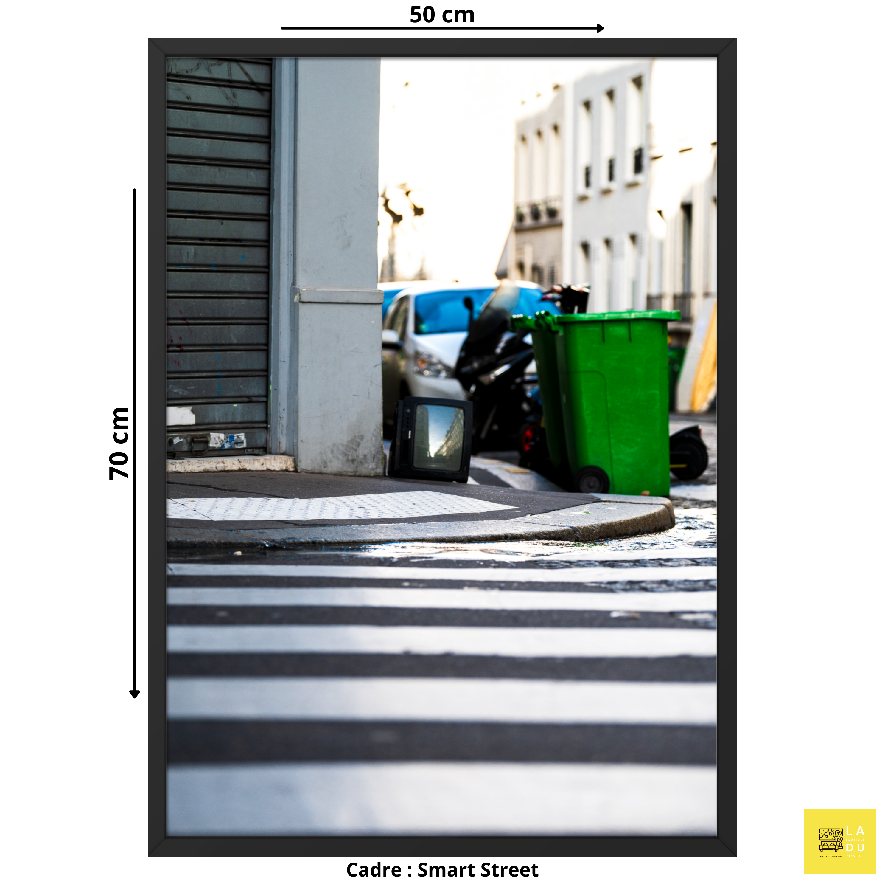 Smart Street - Poster encadré - La boutique du poster Français