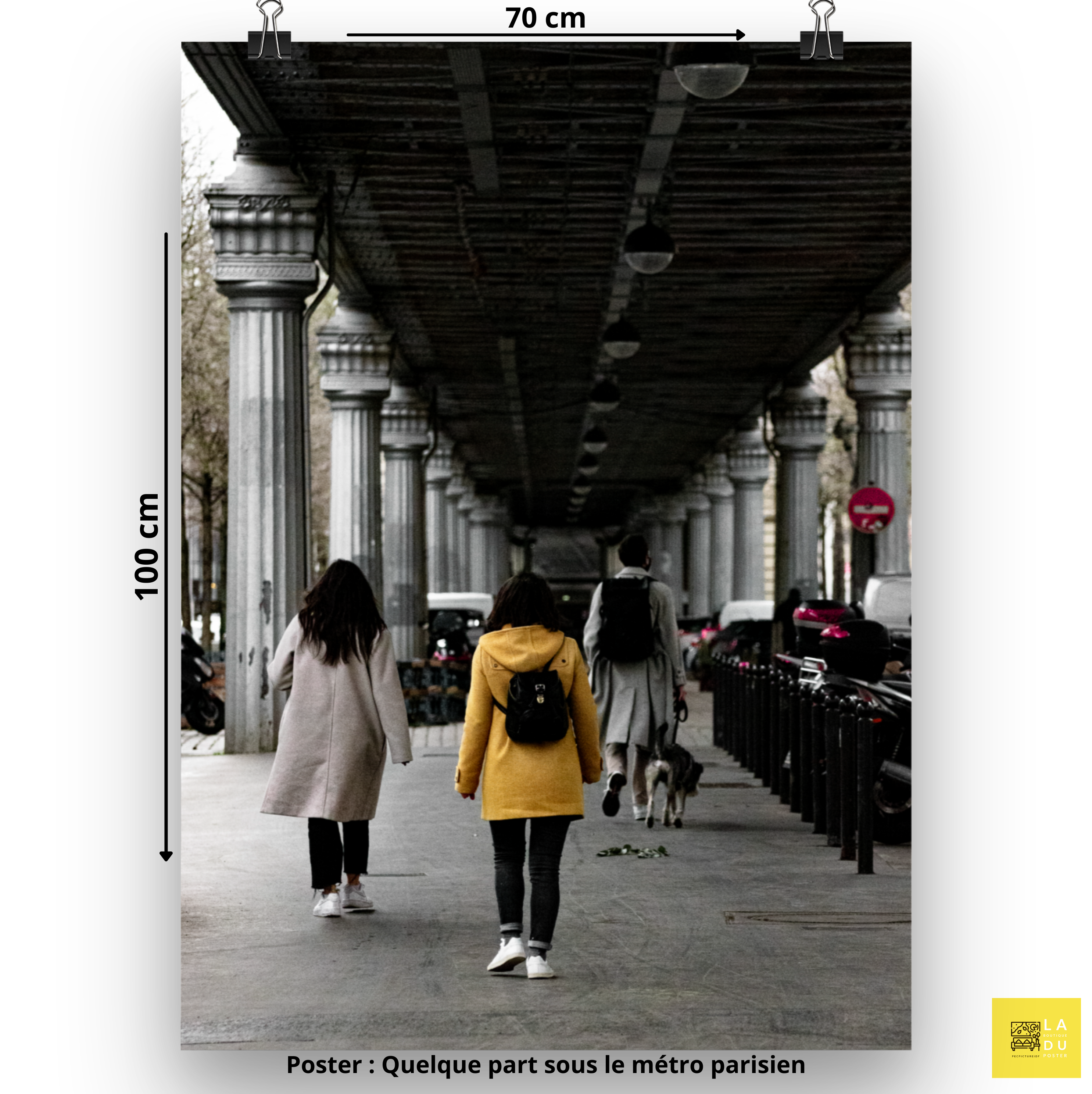 Quelque part sous le métro parisien - Poster - La boutique du poster Français