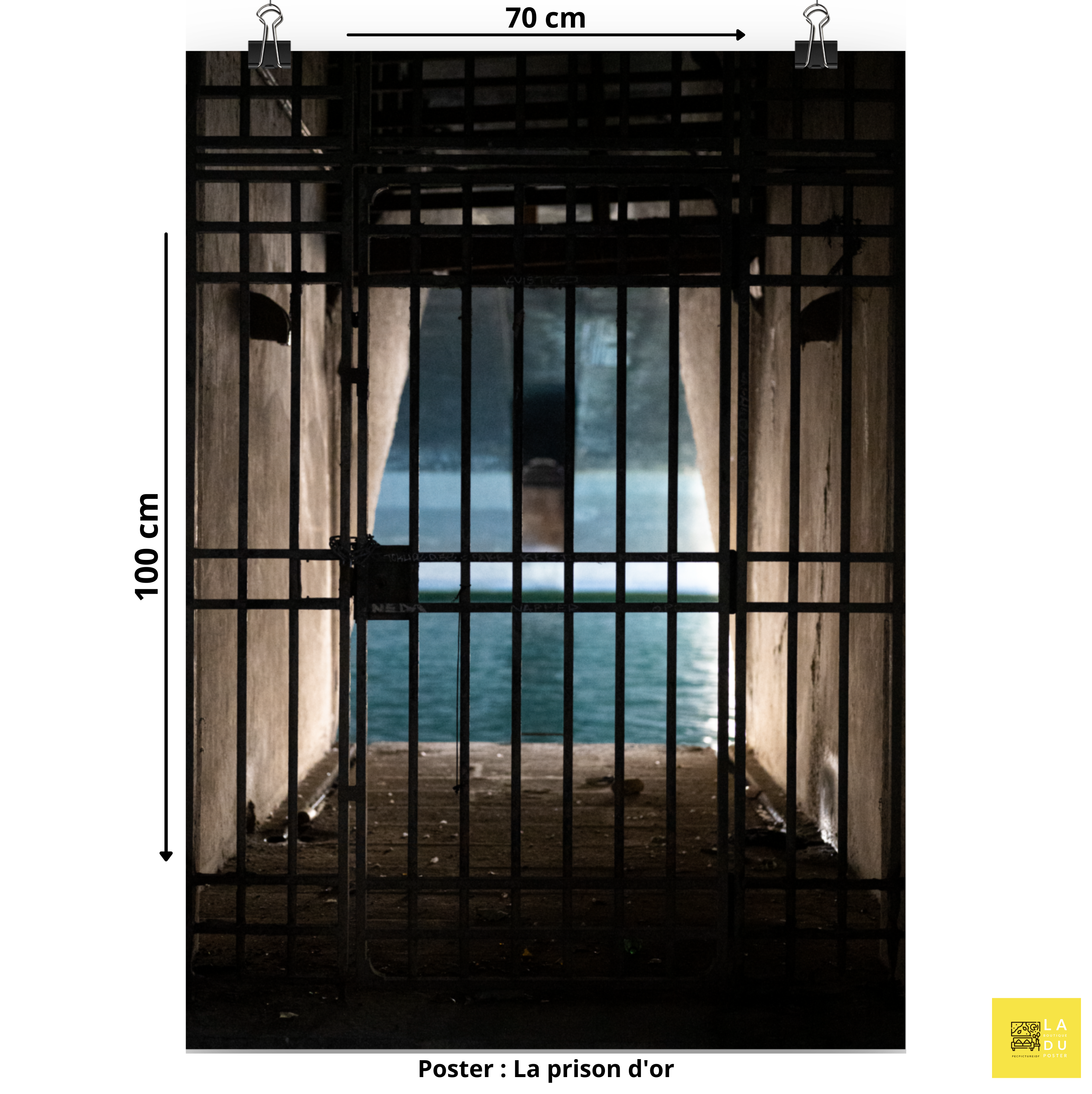 La prison d'or - Poster - La boutique du poster Français