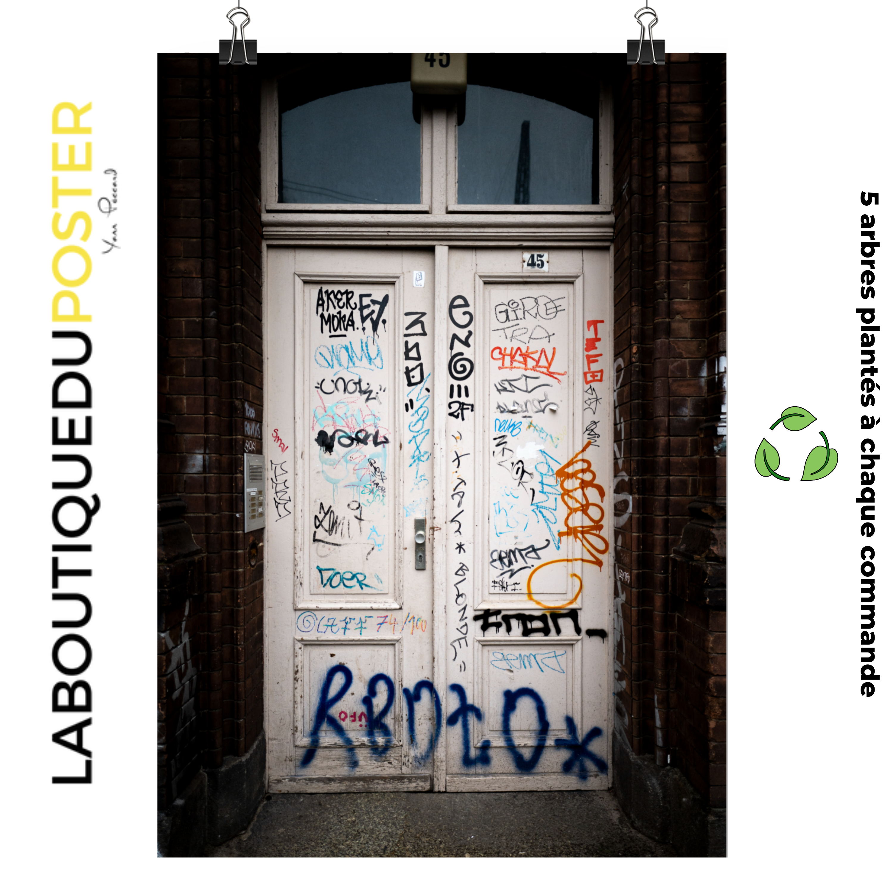 Poster mural - Art de rue N08 – Photographie d'art à Berlin – Poster photo, poster XXL, Photo d’art, photographie murale et des posters muraux e des photographies de rue unique au monde. La boutique de posters créée par un Photographe français.