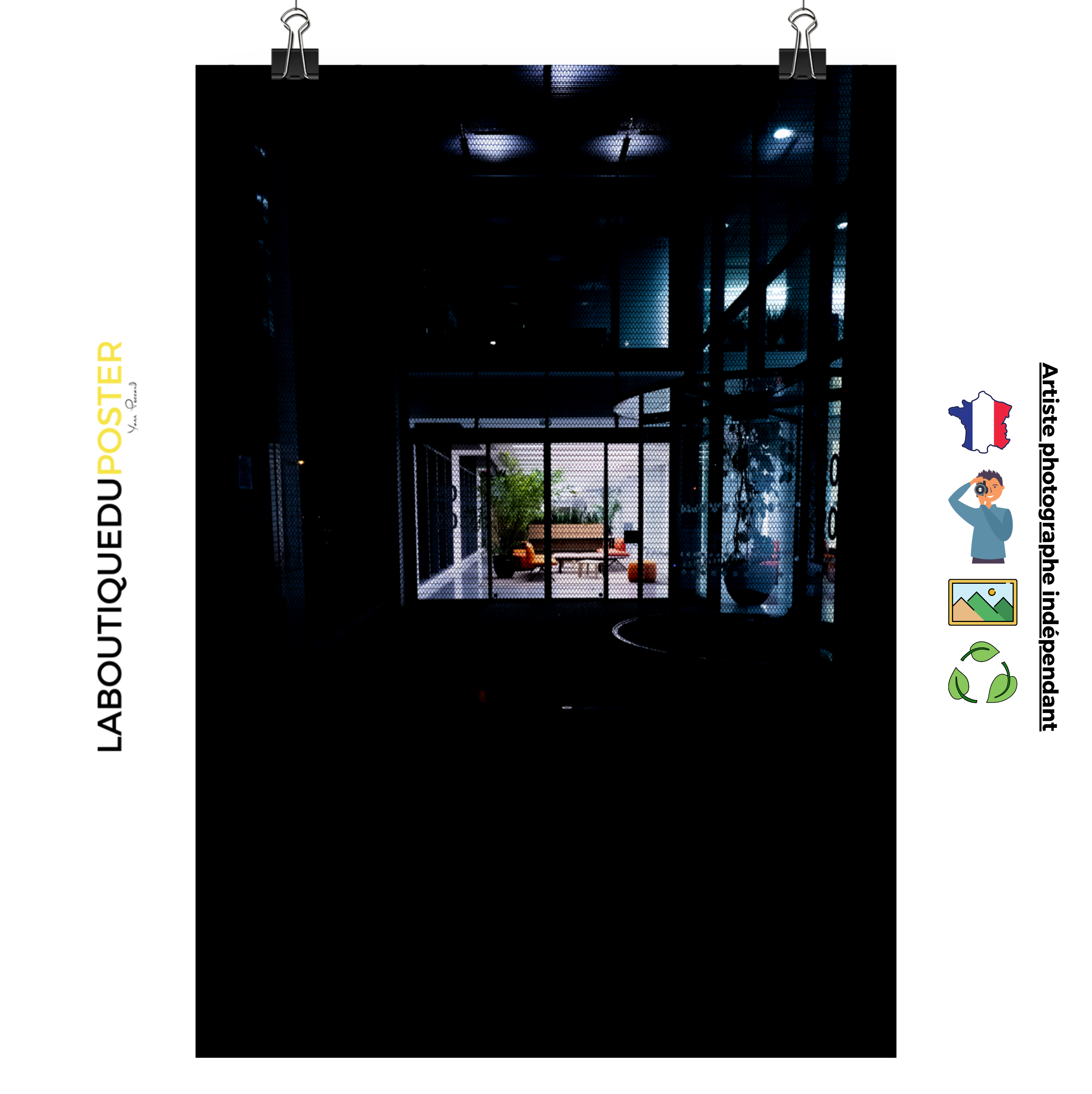Poster mural - Le salon – Photographie de rue – Poster photo, poster XXL, Photo d’art, photographie murale et des posters muraux des photographies de rue unique au monde. La boutique de posters créée par un Photographe français.