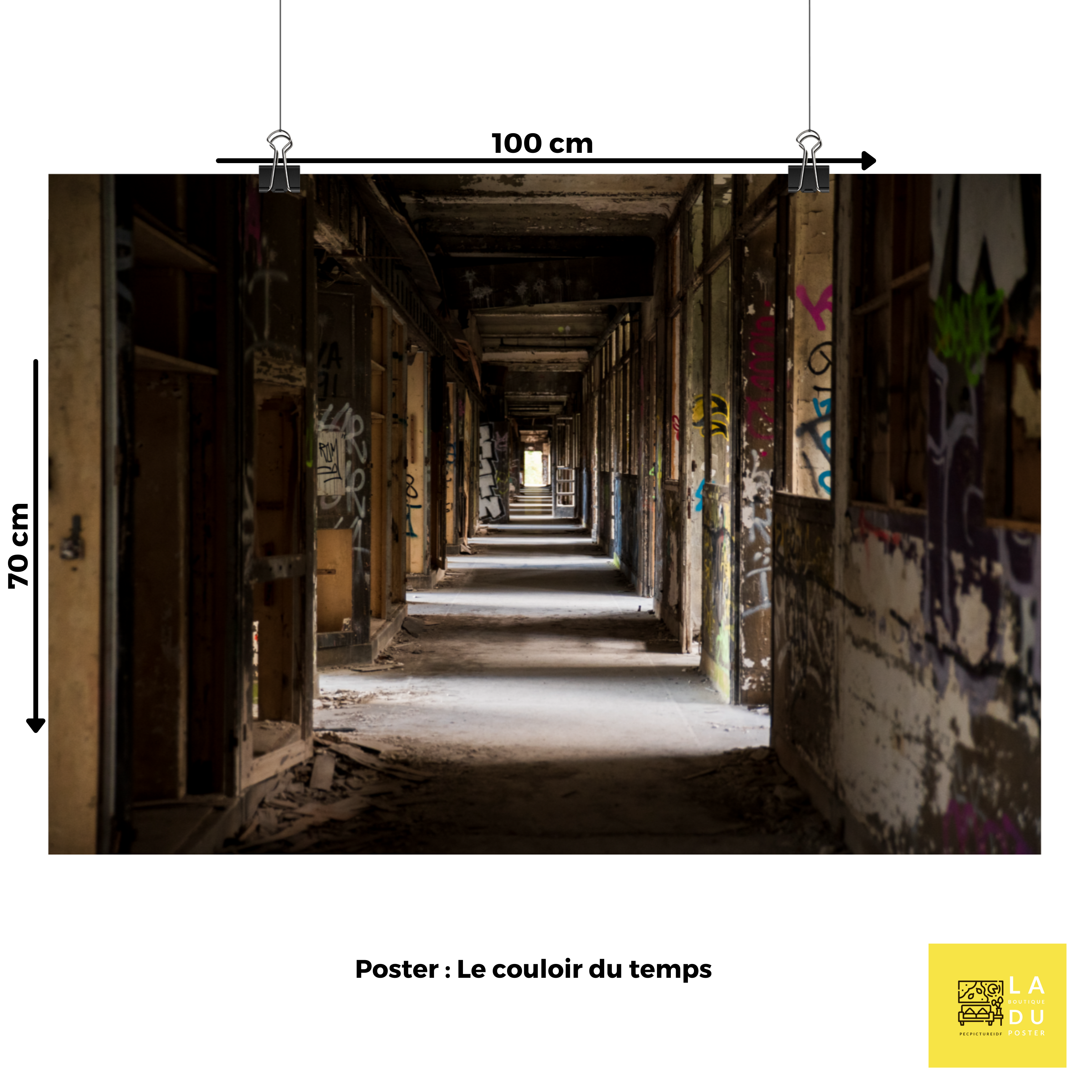 Le couloir du temps - Poster - La boutique du poster Français