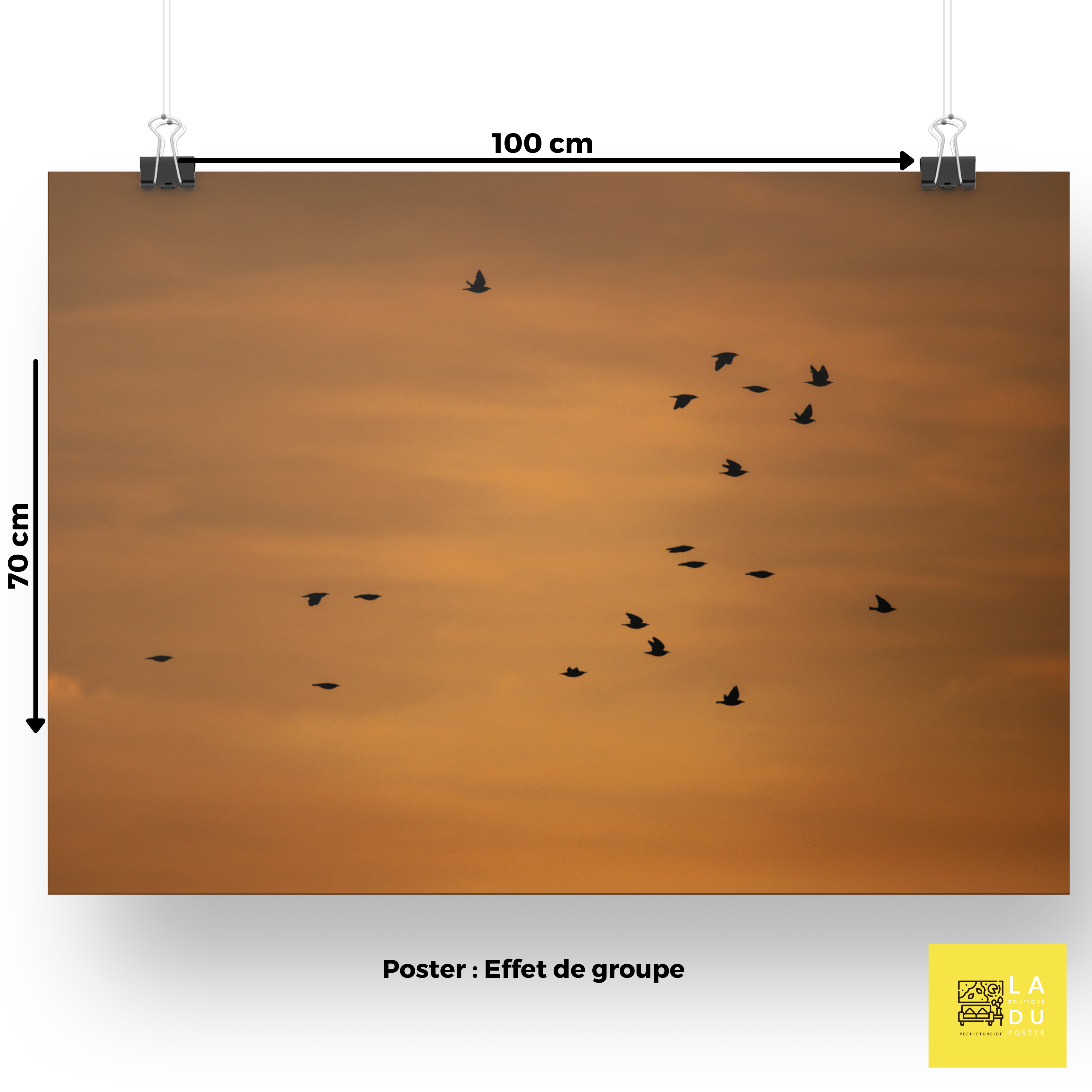 Une volée d'oiseaux - Poster - La boutique du poster Français