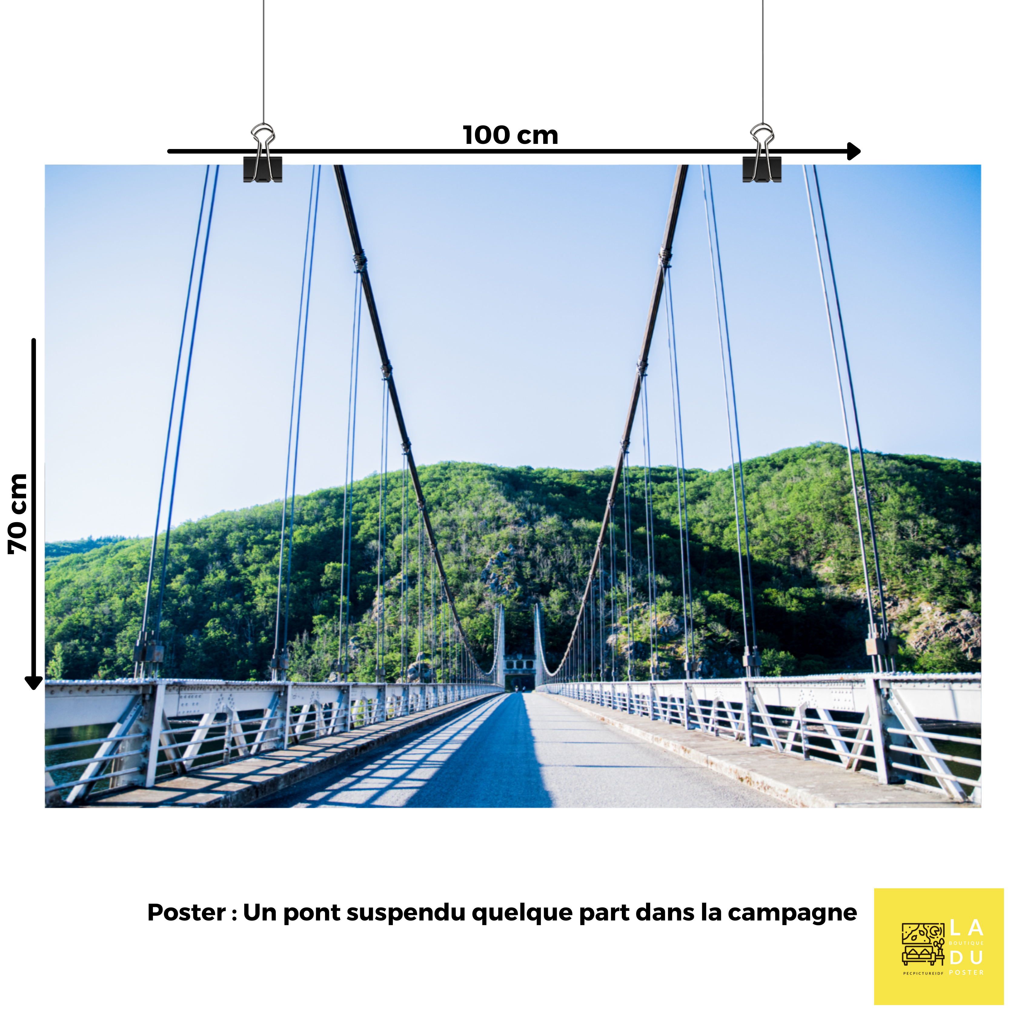 Pont de saint-projet N01 - Poster - La boutique du poster Français