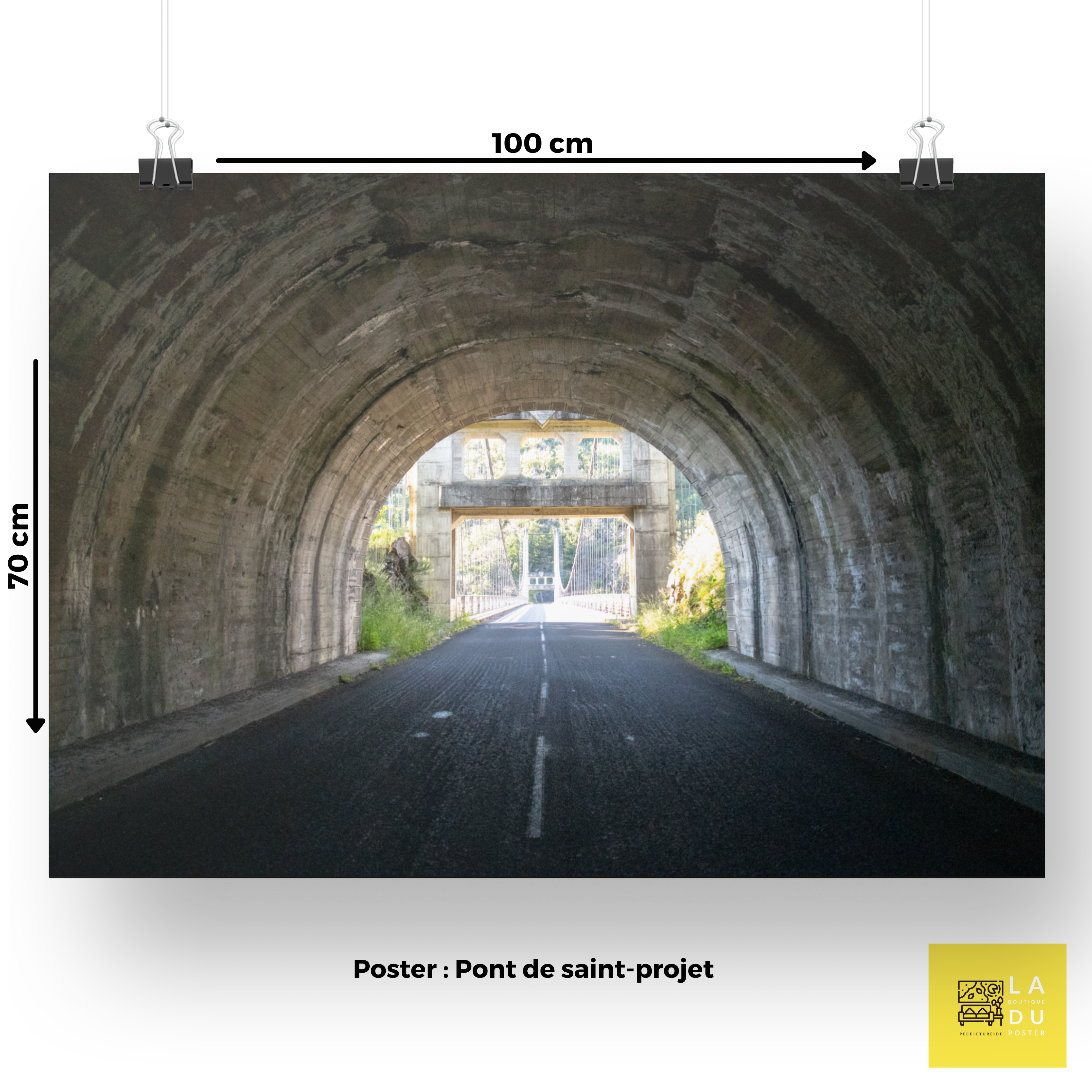 Pont de saint-projet - Poster - La boutique du poster Français