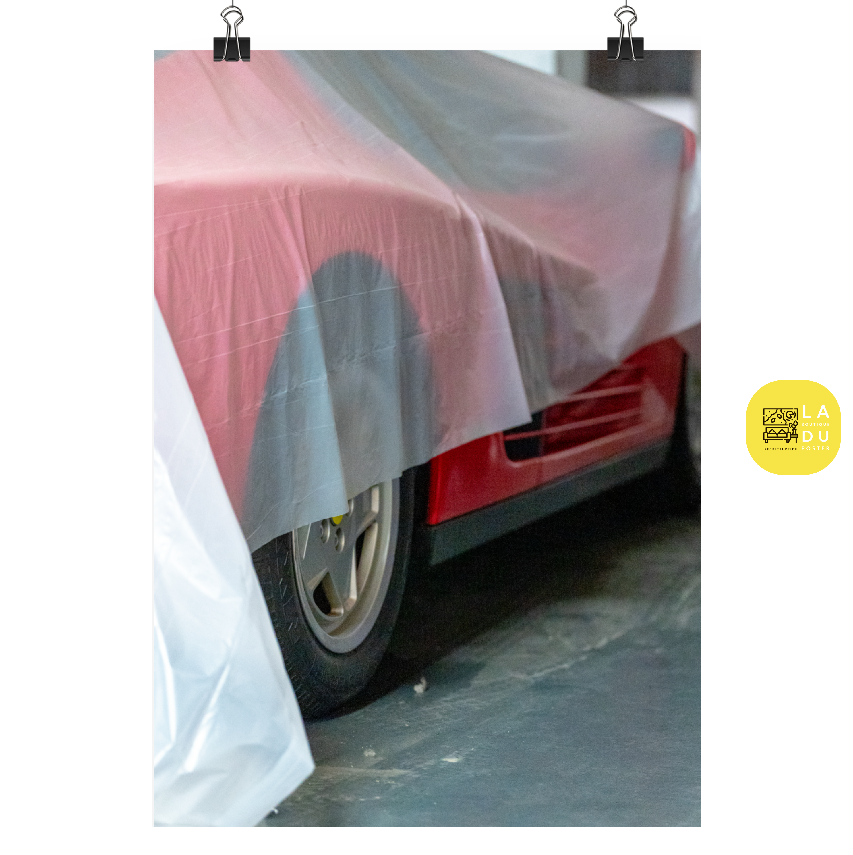 Poster mural - Ferrari testarossa N01 – Photographie de voiture – Poster photo, poster XXL, Photo d’art, photographie murale et des posters muraux des photographies de rue unique au monde. La boutique de posters créée par un Photographe français.