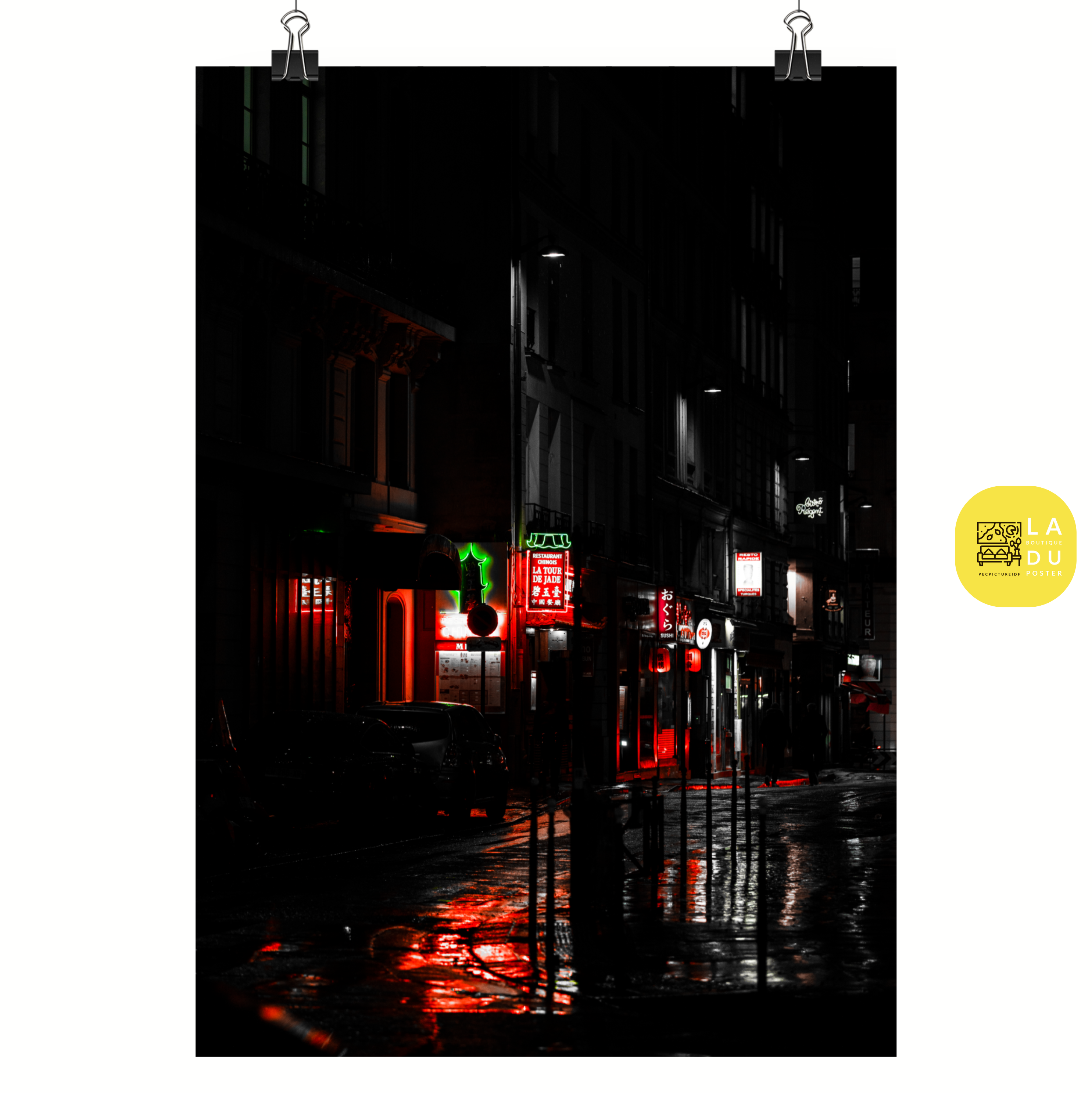 Poster mural - La tour de Jade – Photographie de rue – Poster photo, poster XXL, Photo d’art, photographie murale et des posters muraux des photographies de rue unique au monde. La boutique de posters créée par un Photographe français.