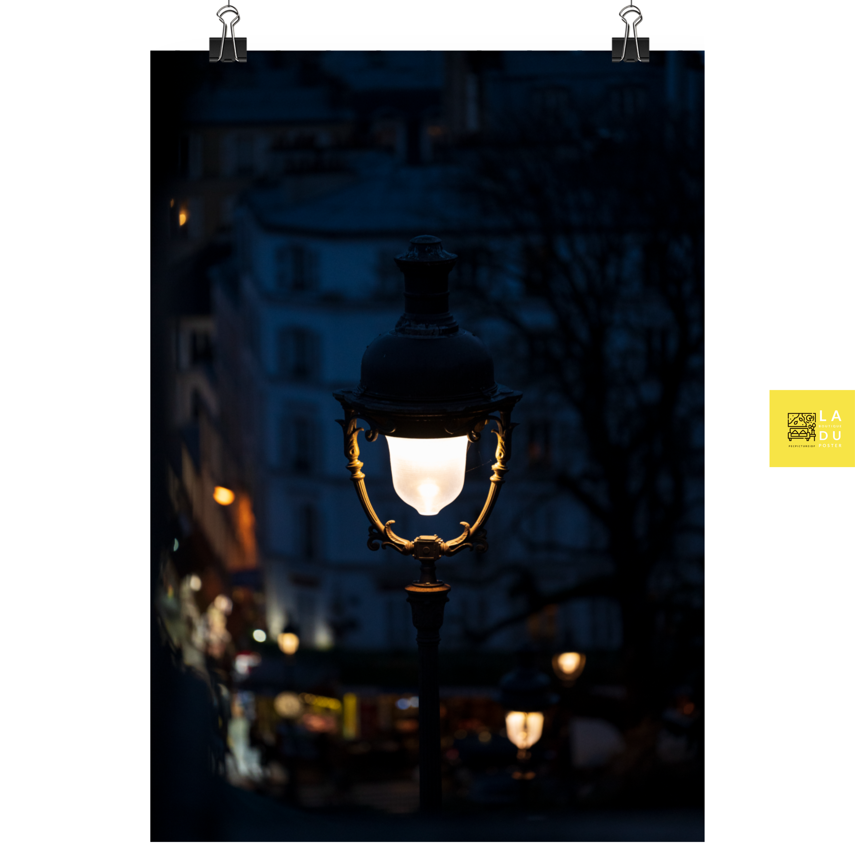 Lanterne Parisienne - Poster - La boutique du poster Français