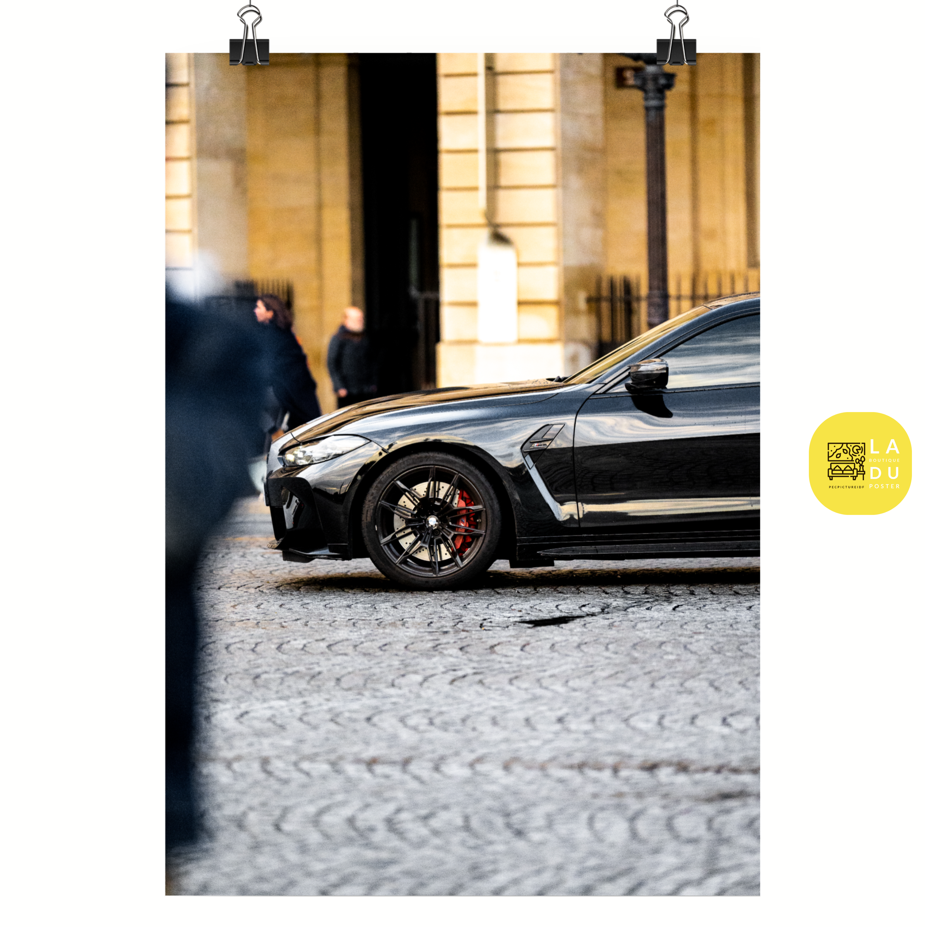 Poster mural - BMW M4 Compétition – Photographie de voiture – Poster photo, poster XXL, photographie murale et des posters muraux unique au monde. La boutique de posters créée par Yann Peccard un Photographe français.