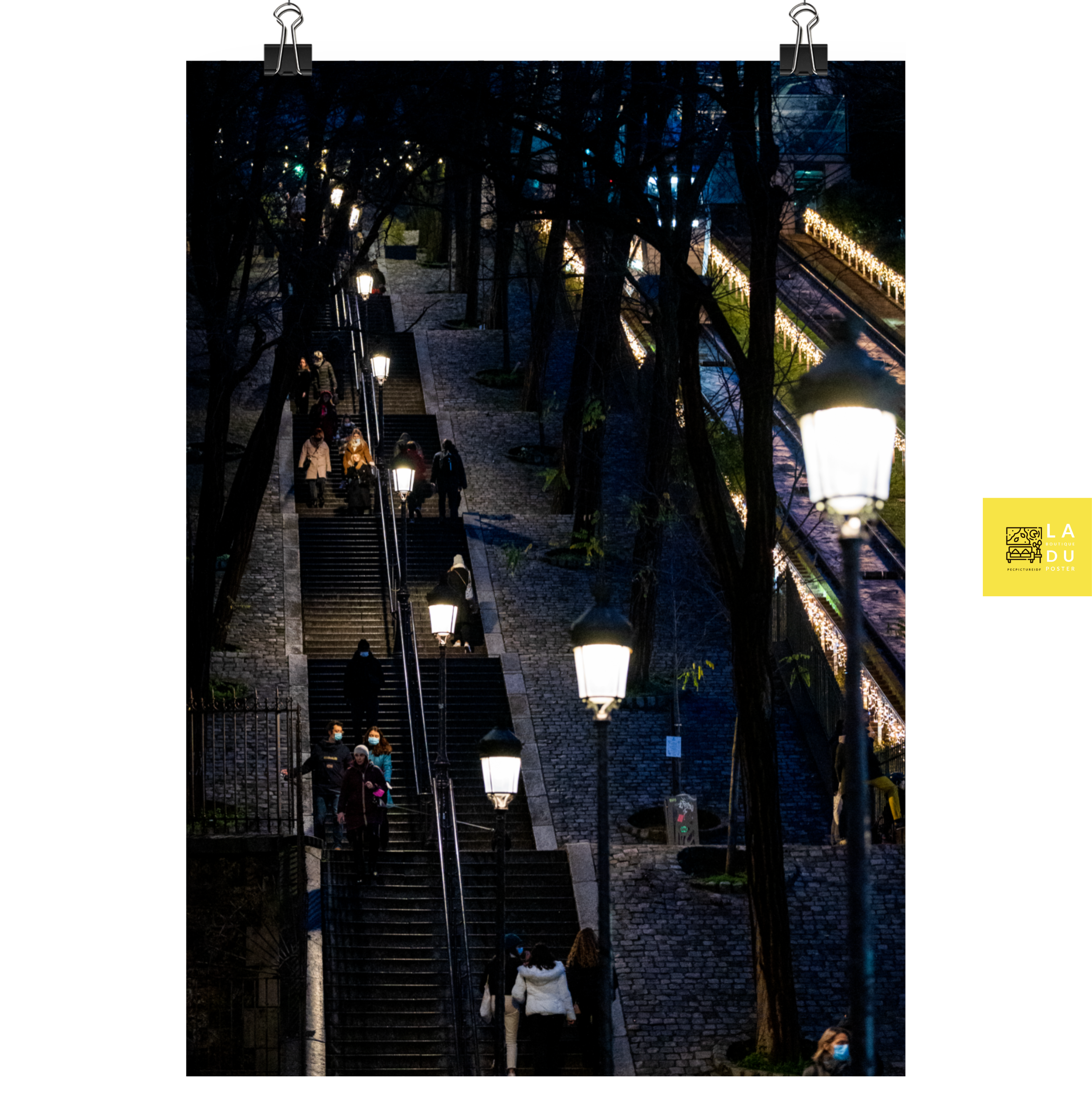 Promenade du soir - Poster - La boutique du poster Français
