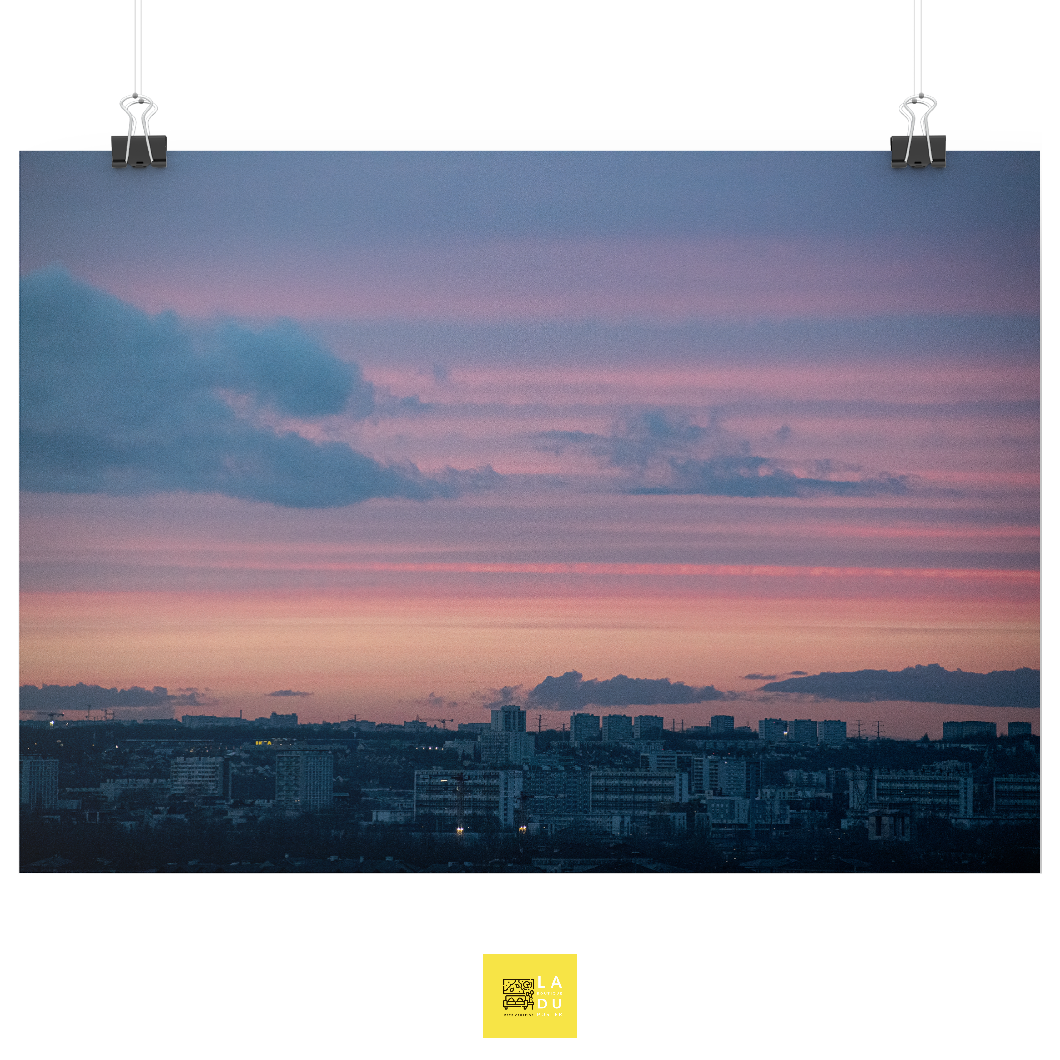 Vue des grandes villes - Poster - La boutique du poster Français