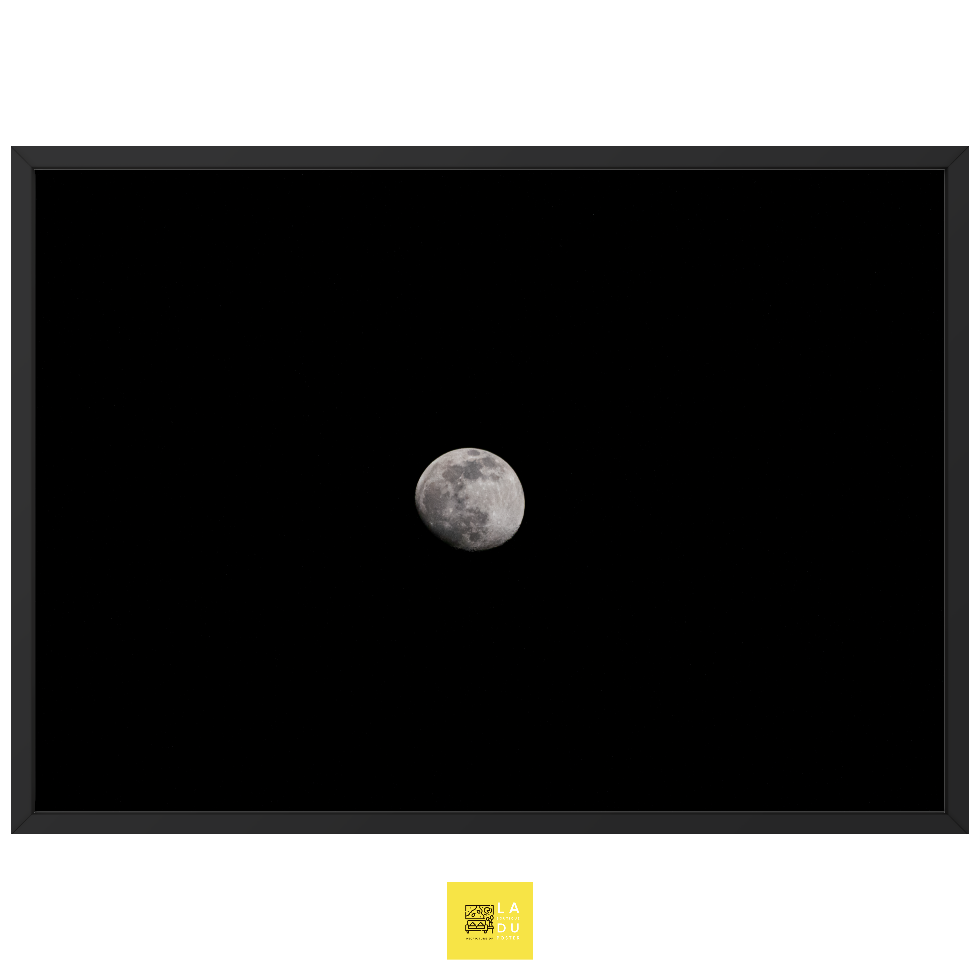 Lune - Poster encadré - La boutique du poster Français