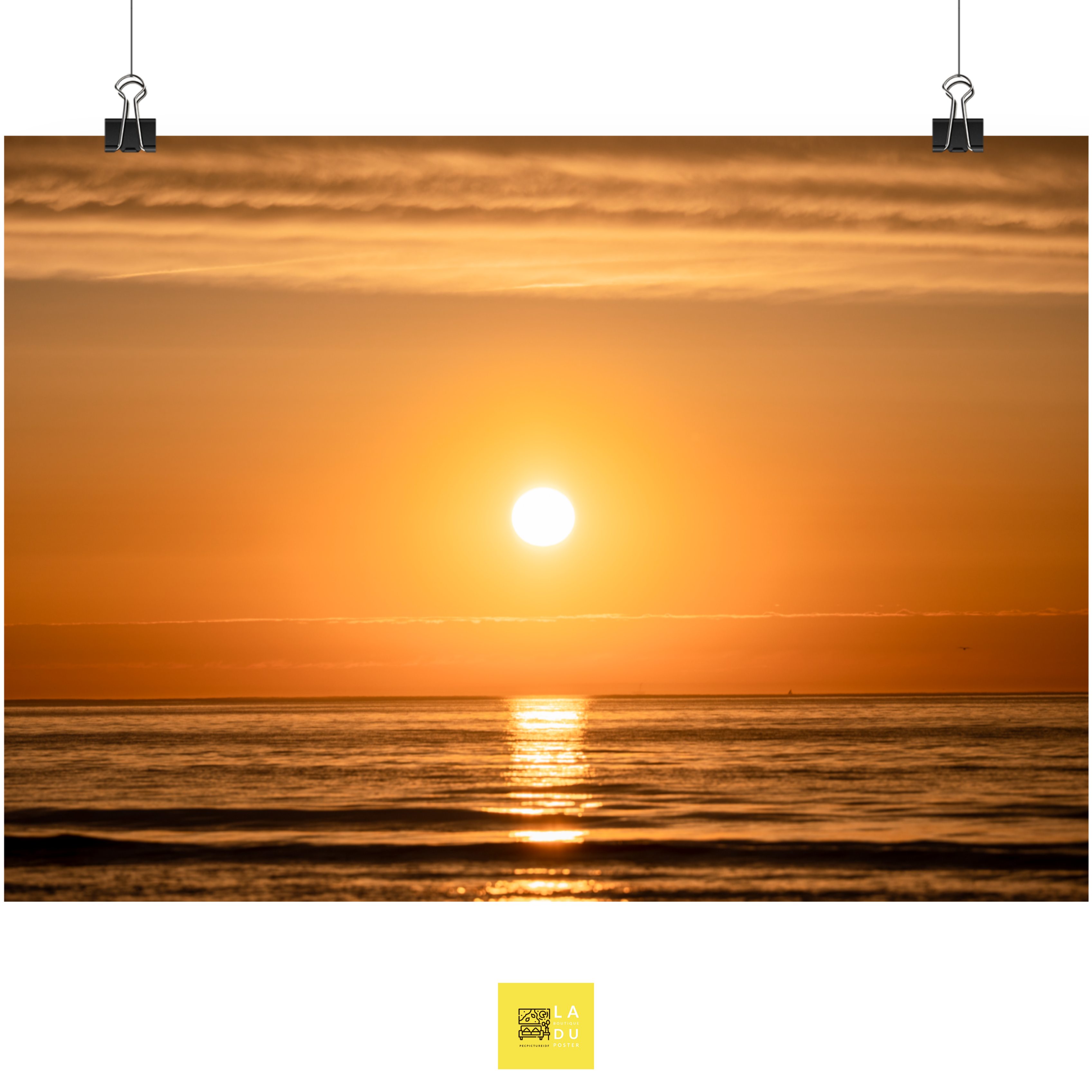 Coucher de soleil N12 - Poster - La boutique du poster Français