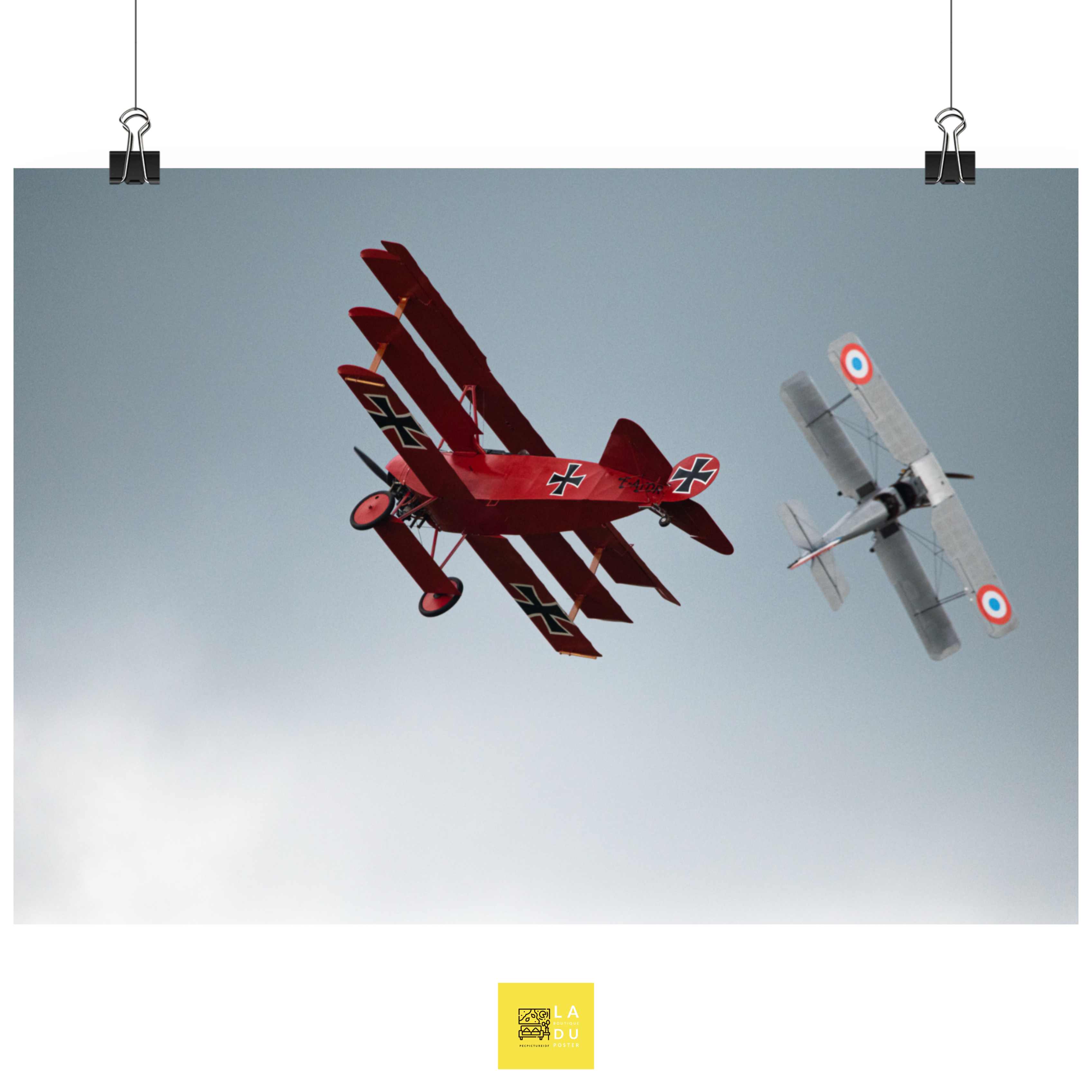 Le baron rouge - Poster - La boutique du poster Français