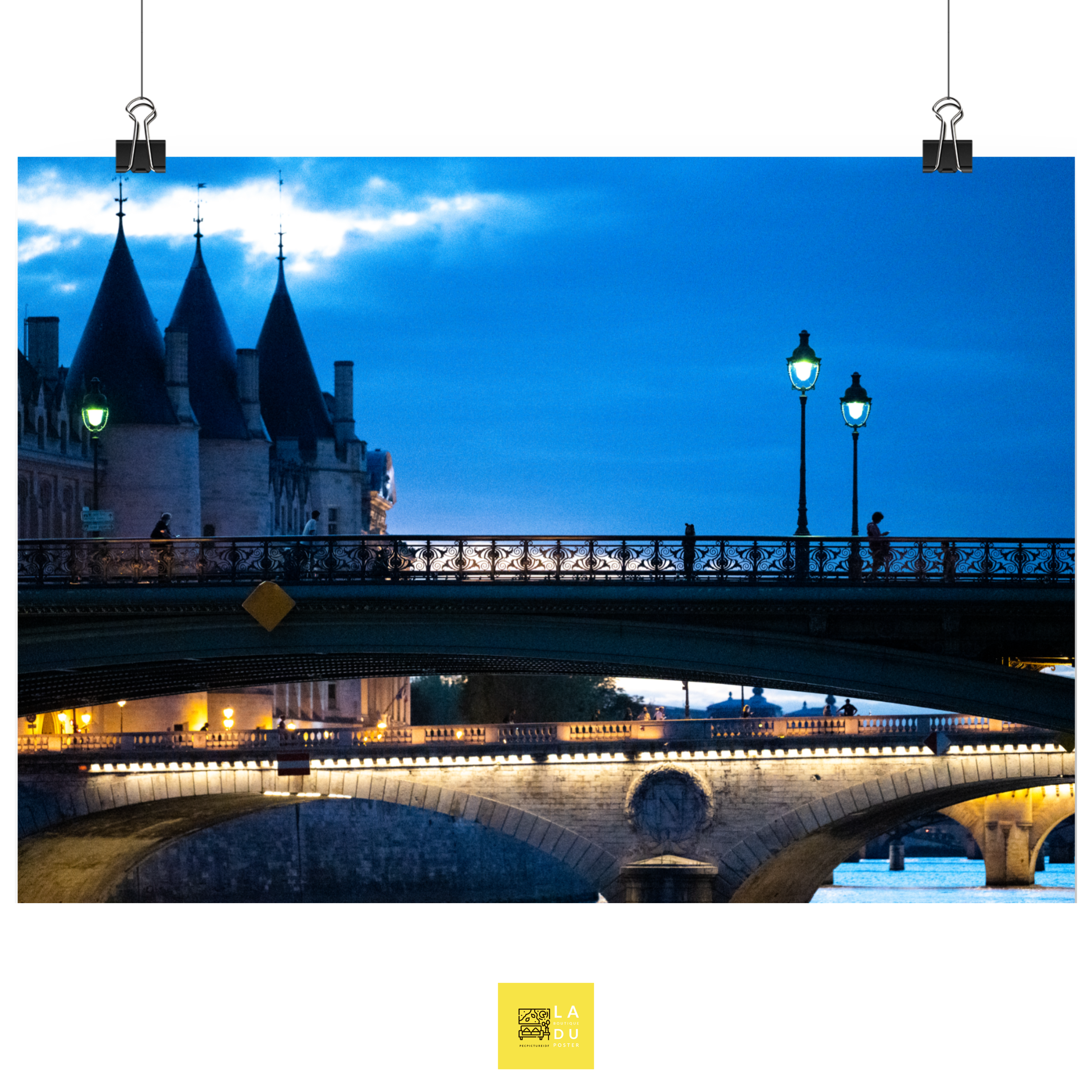 Poster mural - Pont Napoléon III – Photographie de Paris – Poster photo, poster XXL, photographie murale et des posters muraux unique au monde. La boutique de posters créée par Yann Peccard un Photographe français.