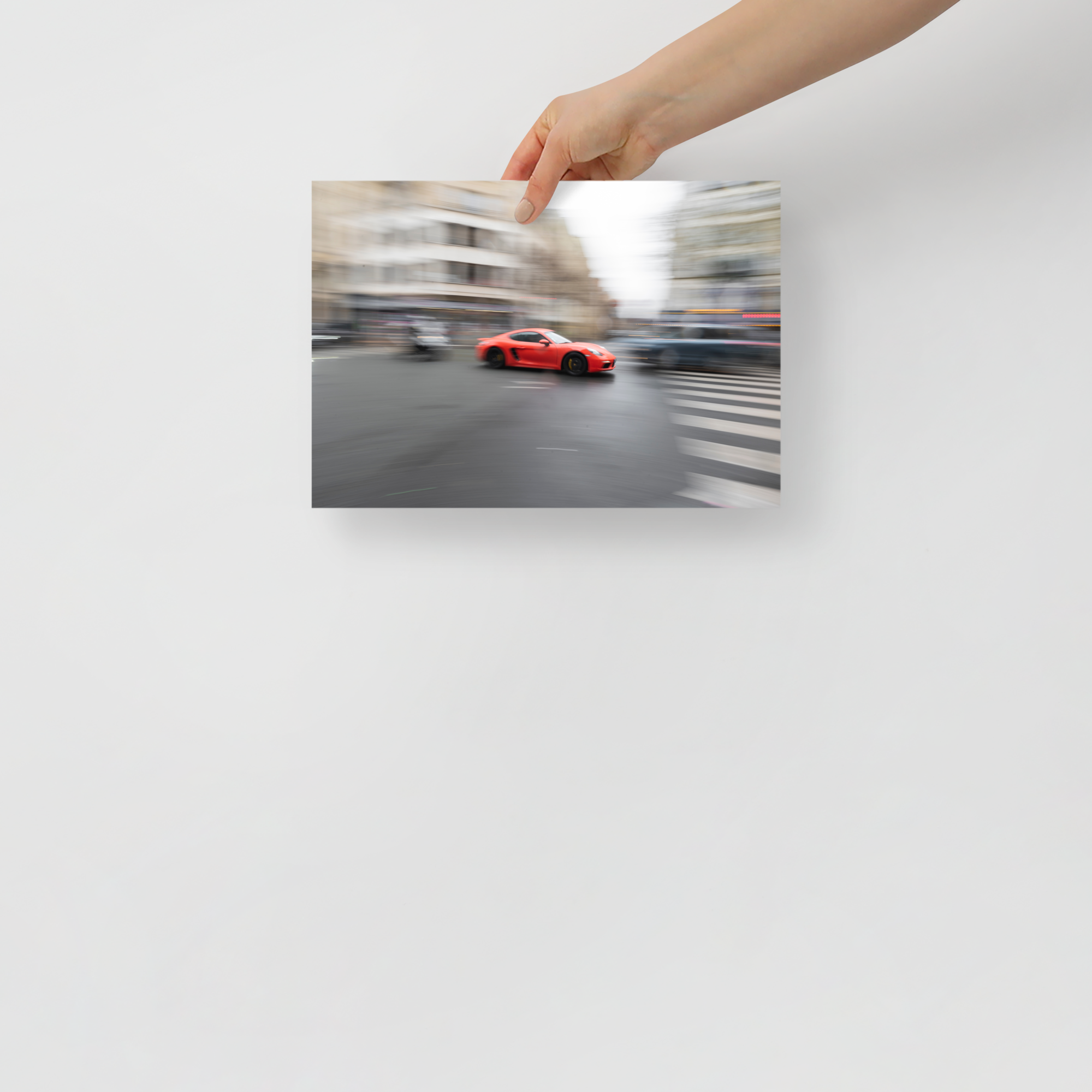 Poster mural - Porsche 718 Cayman S – Photographie de voiture de sport – Poster photo, poster XXL, photographie murale et des posters muraux unique au monde. La boutique de posters créée par Yann Peccard un Photographe français.