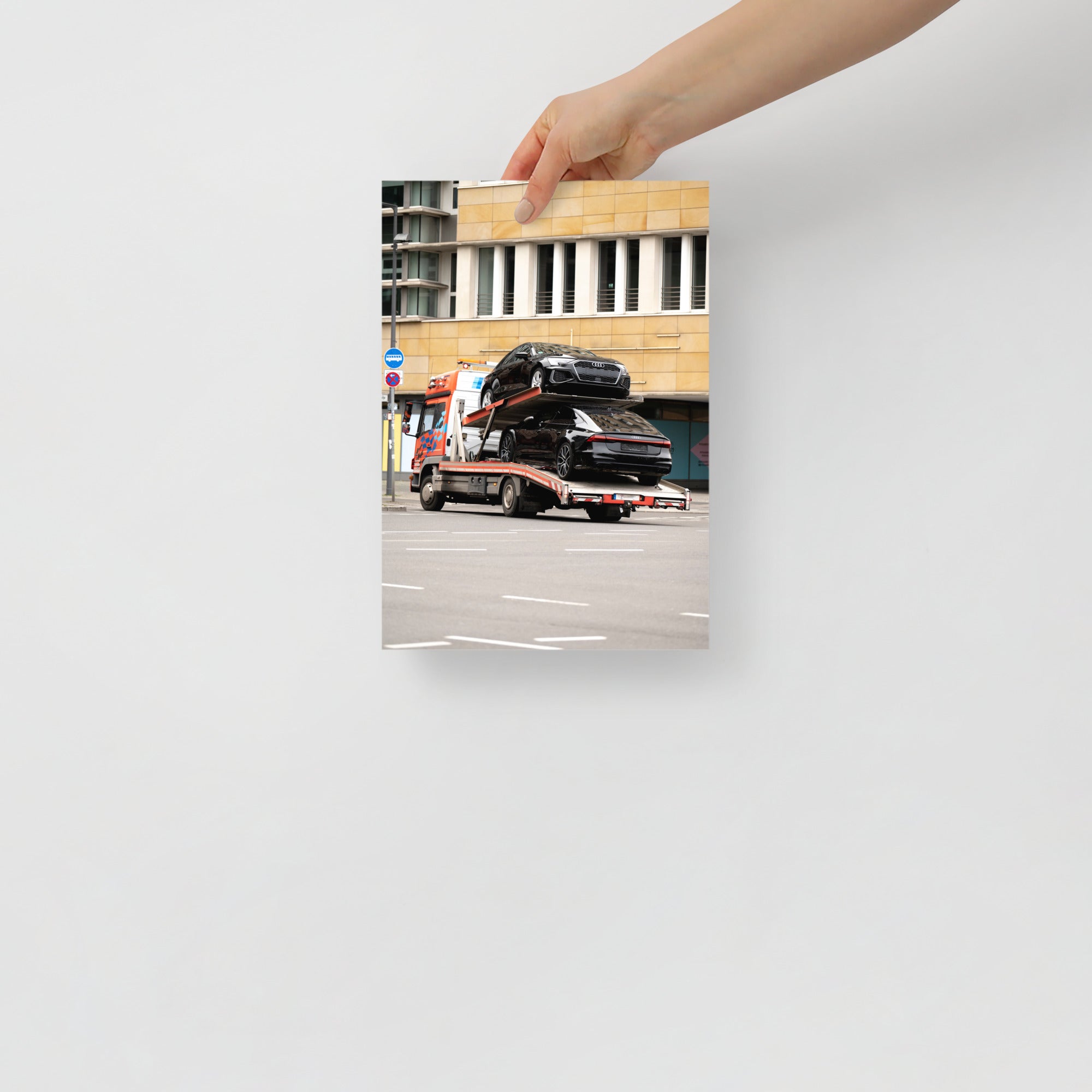 Poster mural - Audi RS7 – Photographie de voiture de sport – Poster photo, poster XXL, Photo d’art, photographie murale et des posters muraux des photographies de rue unique au monde. La boutique de posters créée par un Photographe français.