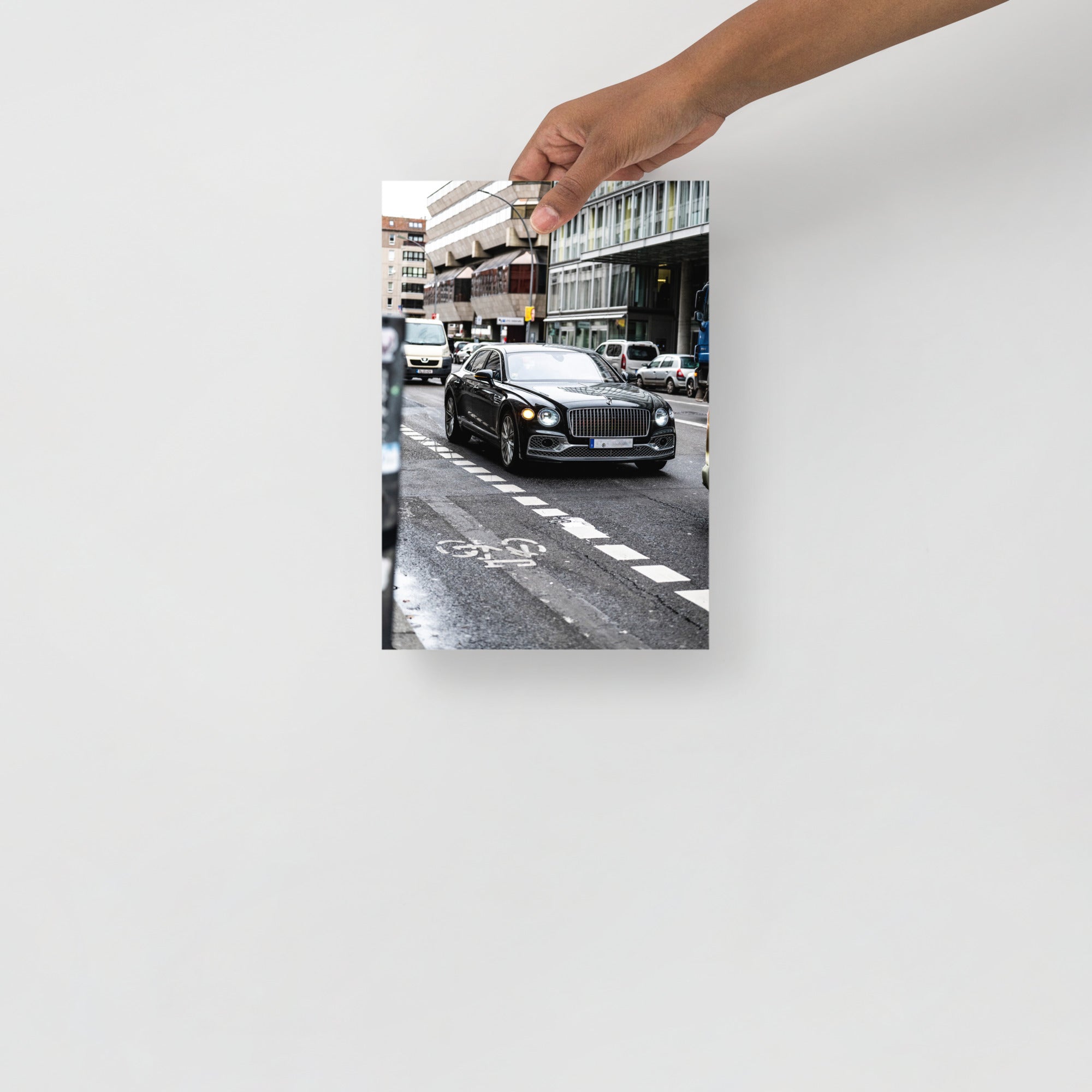 Poster mural - Bentley Mulsanne – Photographie de voiture – Poster photo, poster XXL, Photo d’art, photographie murale et des posters muraux des photographies de rue unique au monde. La boutique de posters créée par un Photographe français.