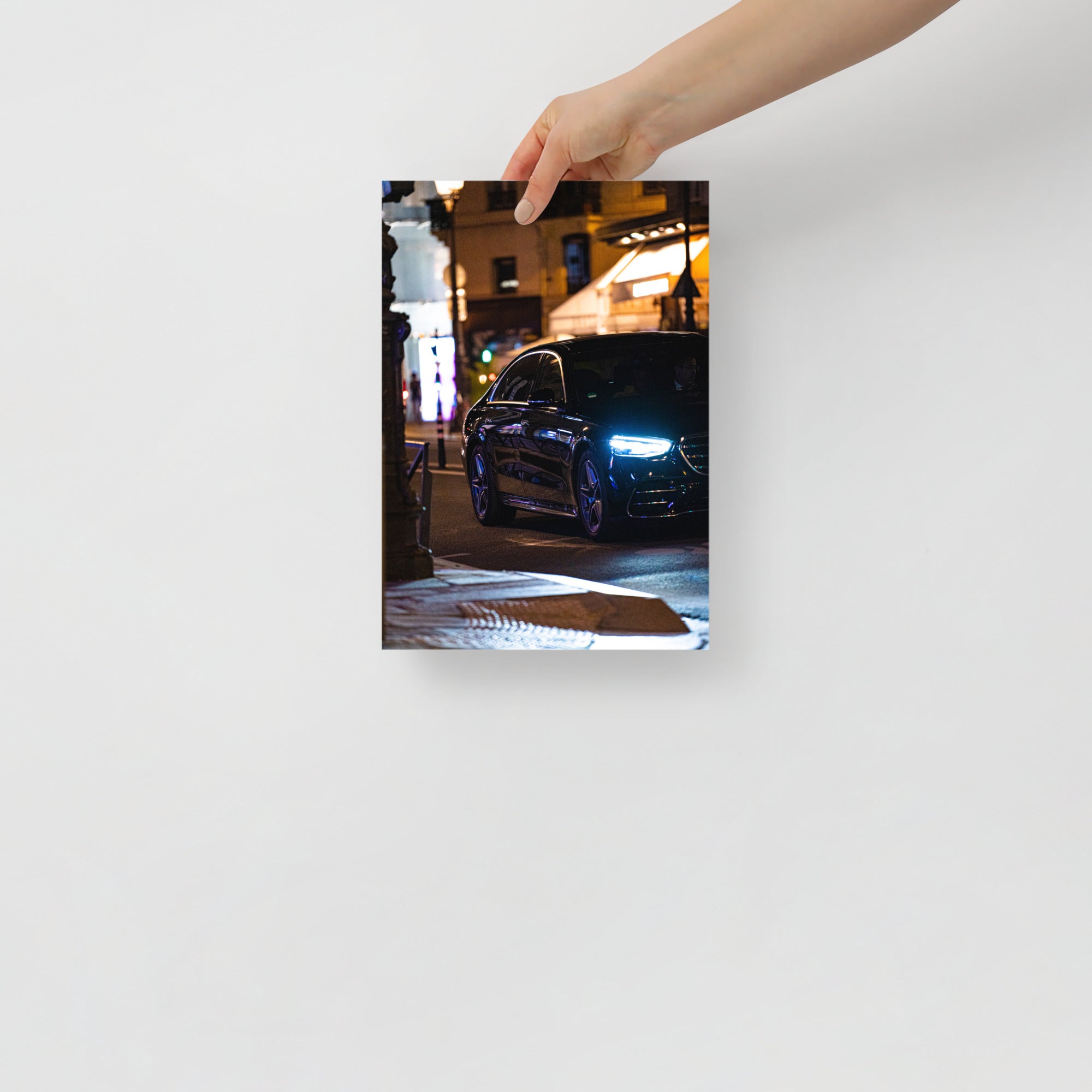Poster mural - Mercedes Benz classe S – Photographie de voiture – Poster photo, poster XXL, photographie murale et des posters muraux unique au monde. La boutique de posters créée par Yann Peccard un Photographe français.