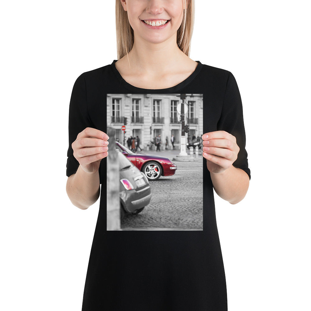 Poster mural - Porsche 911 Carrera 4S type 993 N01 – Photographie de voiture de sport – Poster photo, poster XXL, photographie murale et des posters muraux unique au monde. La boutique de posters créée par Yann Peccard un Photographe français.