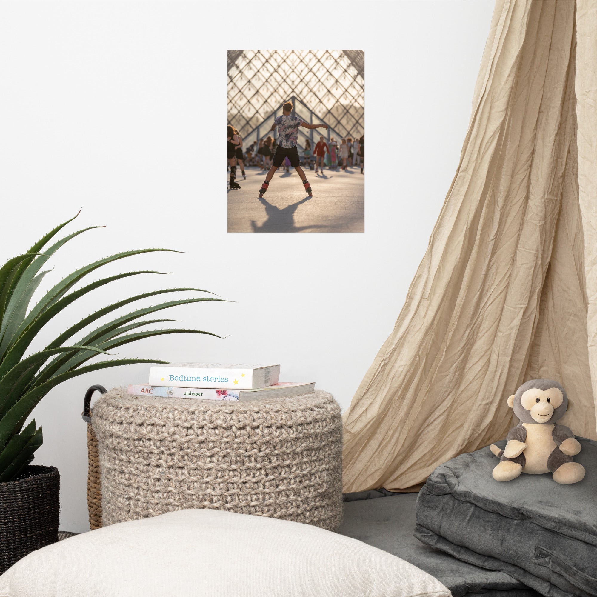Un acrobate sur des rollers - Poster - La boutique du poster Français