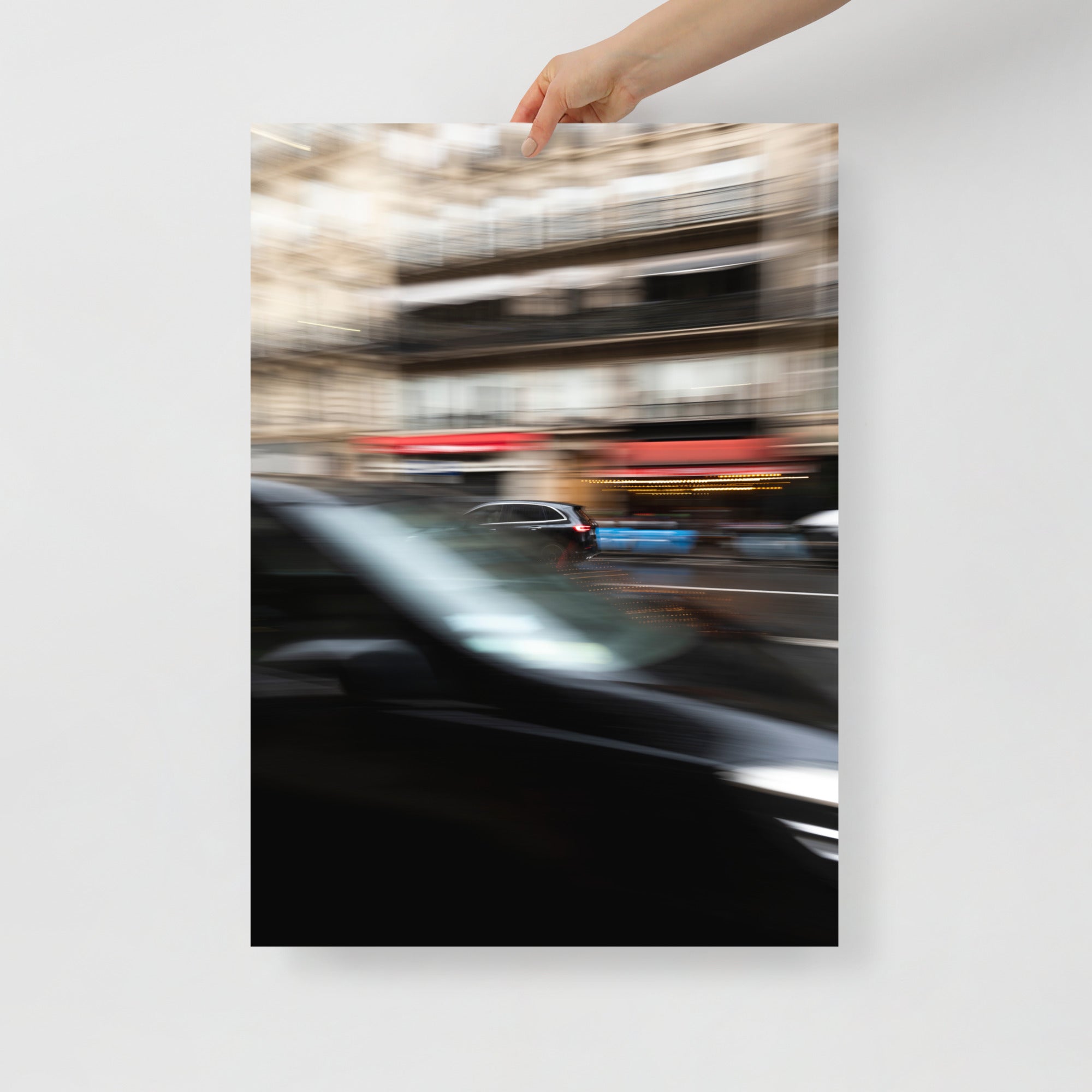 Poster mural - Mercedes Class B – Photographie de voiture – Poster photo, poster XXL, Photo d’art, photographie murale et des posters muraux des photographies de rue unique au monde. La boutique de posters créée par un Photographe français.